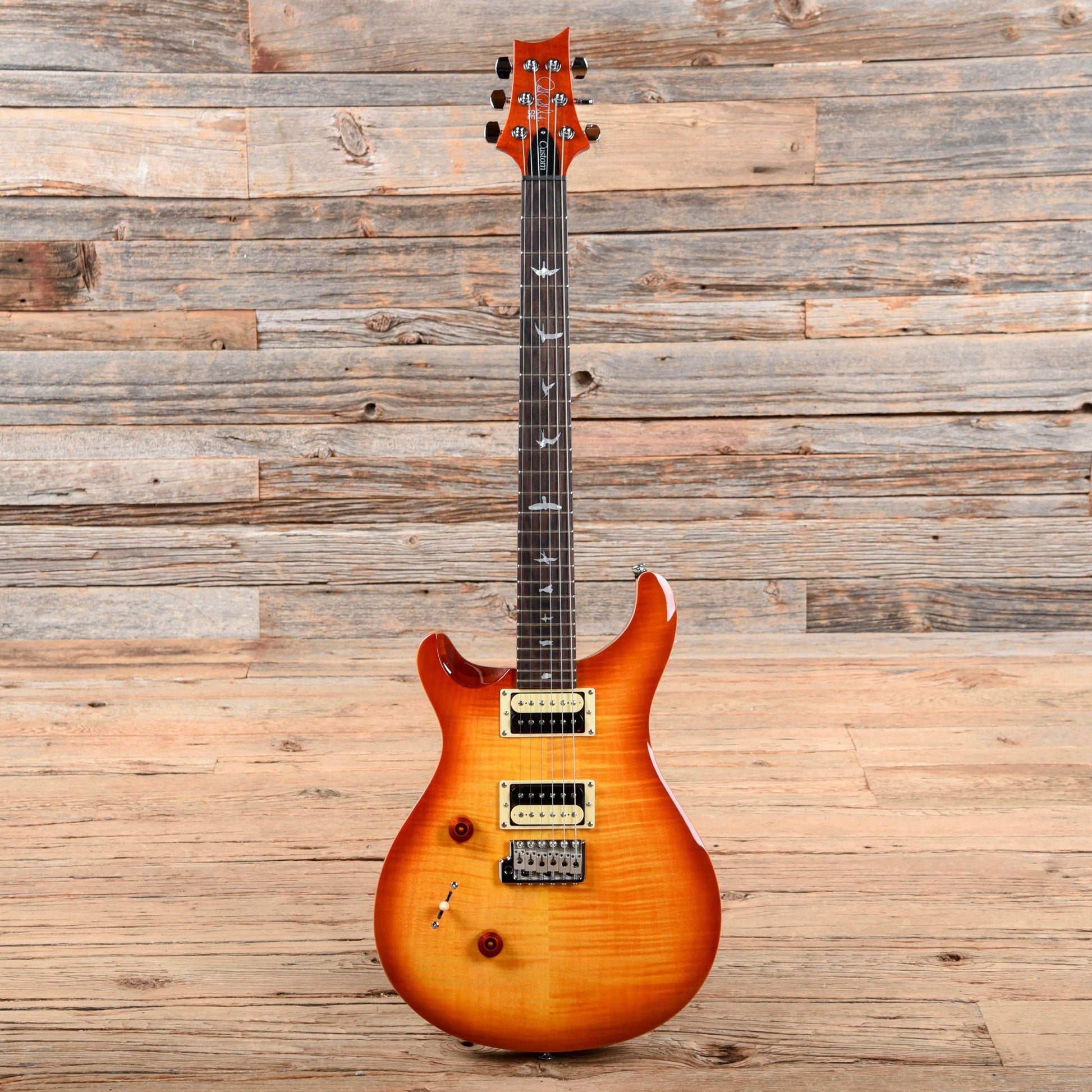 PRS SE Custom 24 Sunburst 2001 LEFTY Electric Guitars / Solid Body