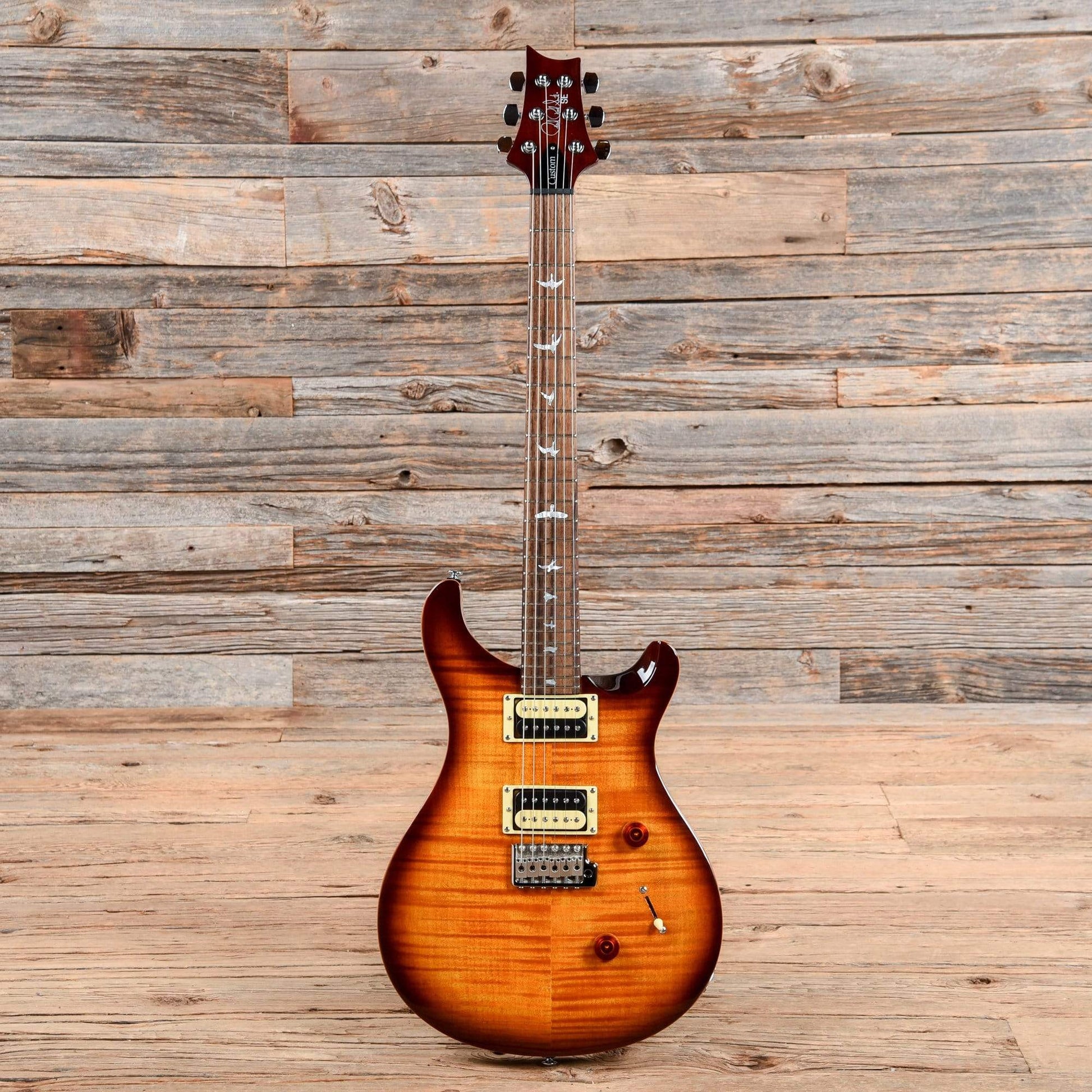 PRS SE Custom 24 Tobacco Sunburst Electric Guitars / Solid Body