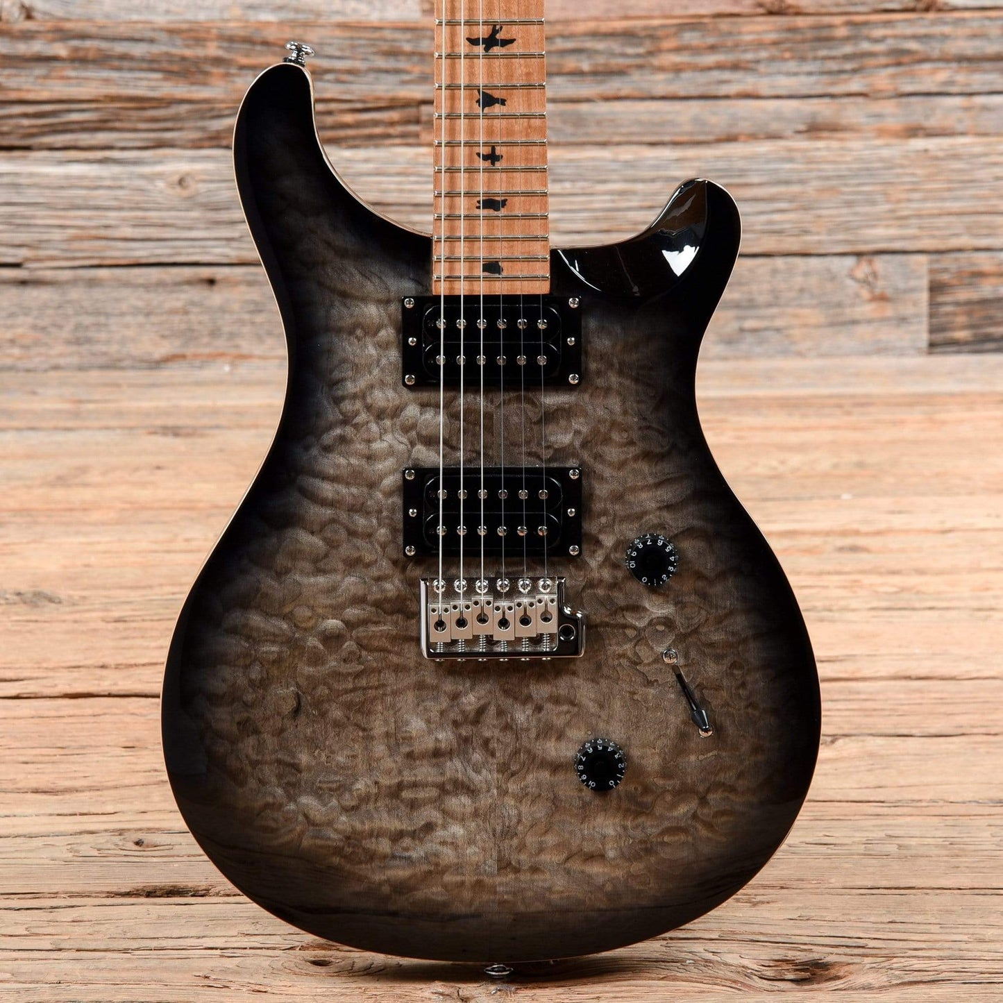 PRS SE Custom 24 with Roasted Maple Fretboard Charcoal Burst 2019 Electric Guitars / Solid Body