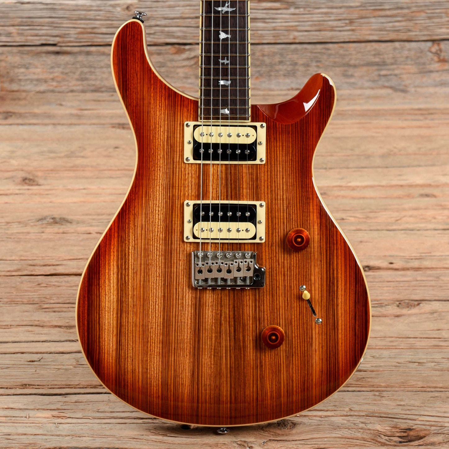 PRS SE Custom 24 Zebrawood Sunburst Electric Guitars / Solid Body