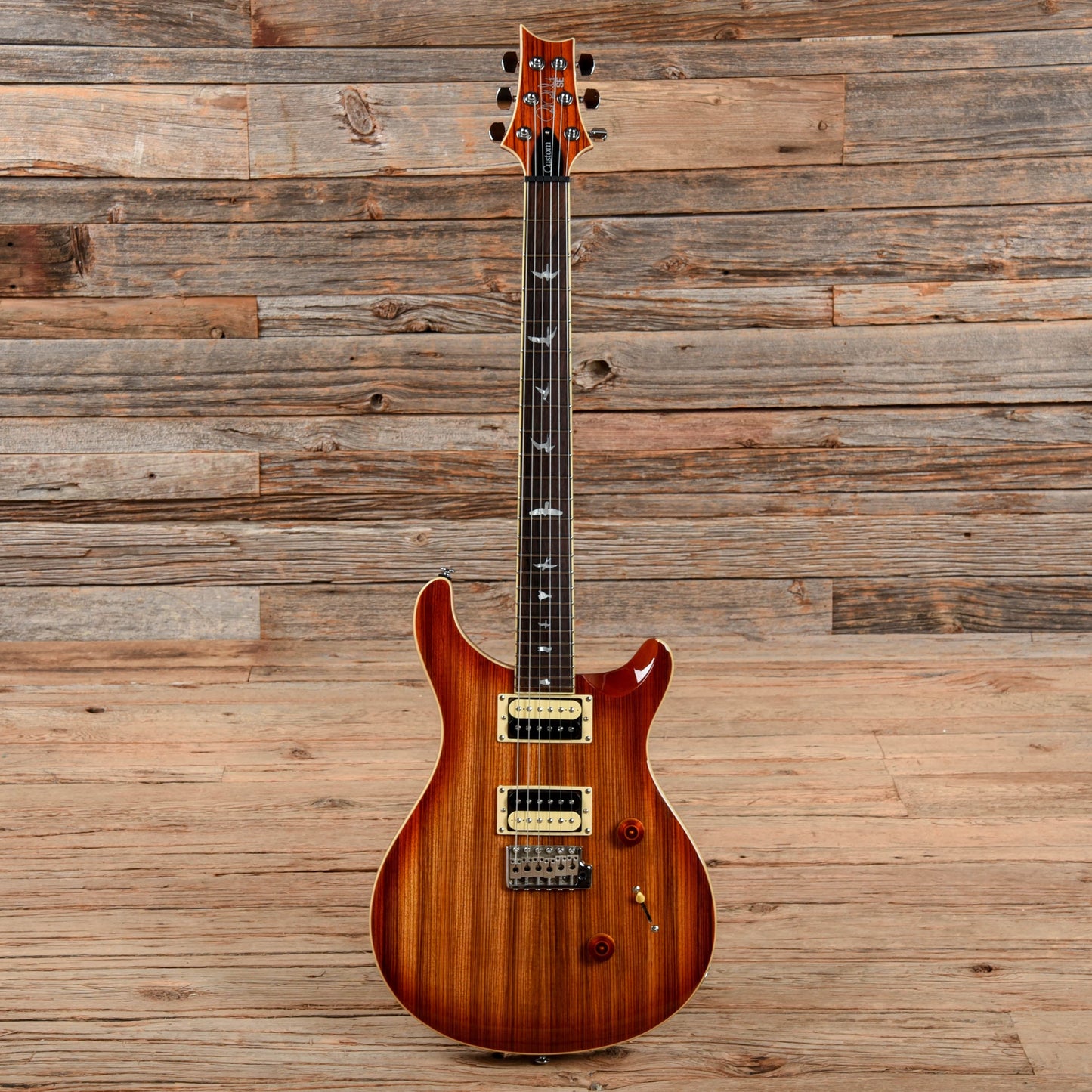 PRS SE Custom 24 Zebrawood Sunburst Electric Guitars / Solid Body