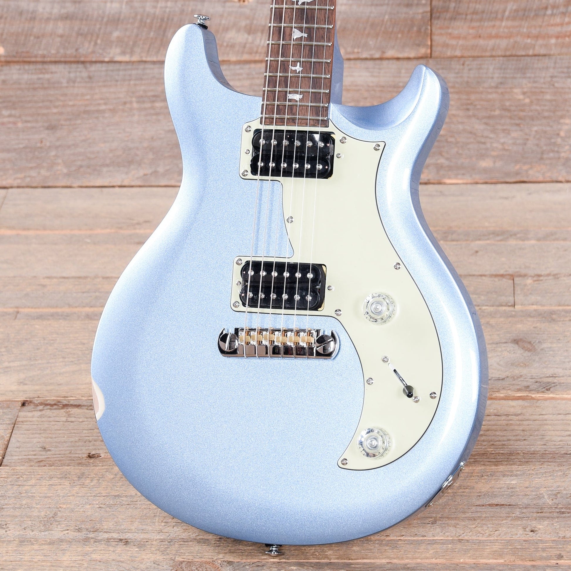 PRS SE Mira Frost Blue Metallic Closeout Electric Guitars / Solid Body