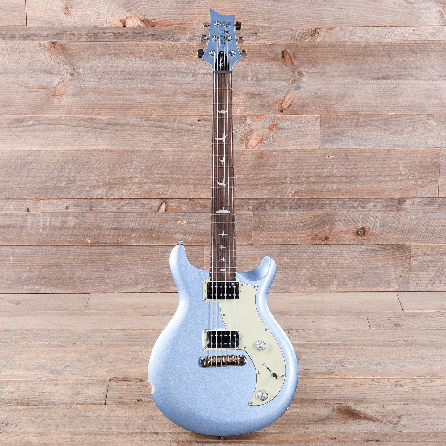 PRS SE Mira Frost Blue Metallic Closeout Electric Guitars / Solid Body