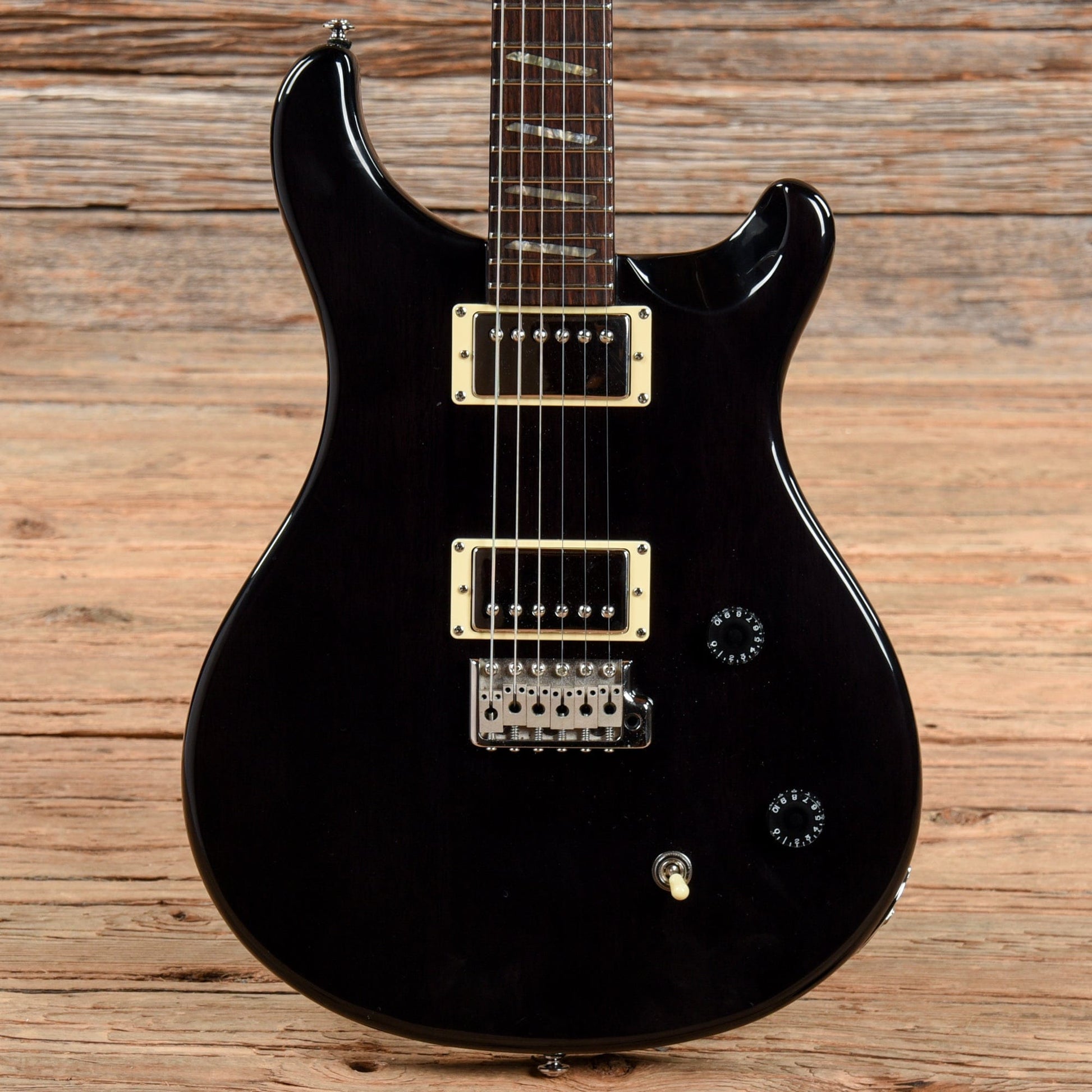 PRS SE Santana Black 2002 Electric Guitars / Solid Body