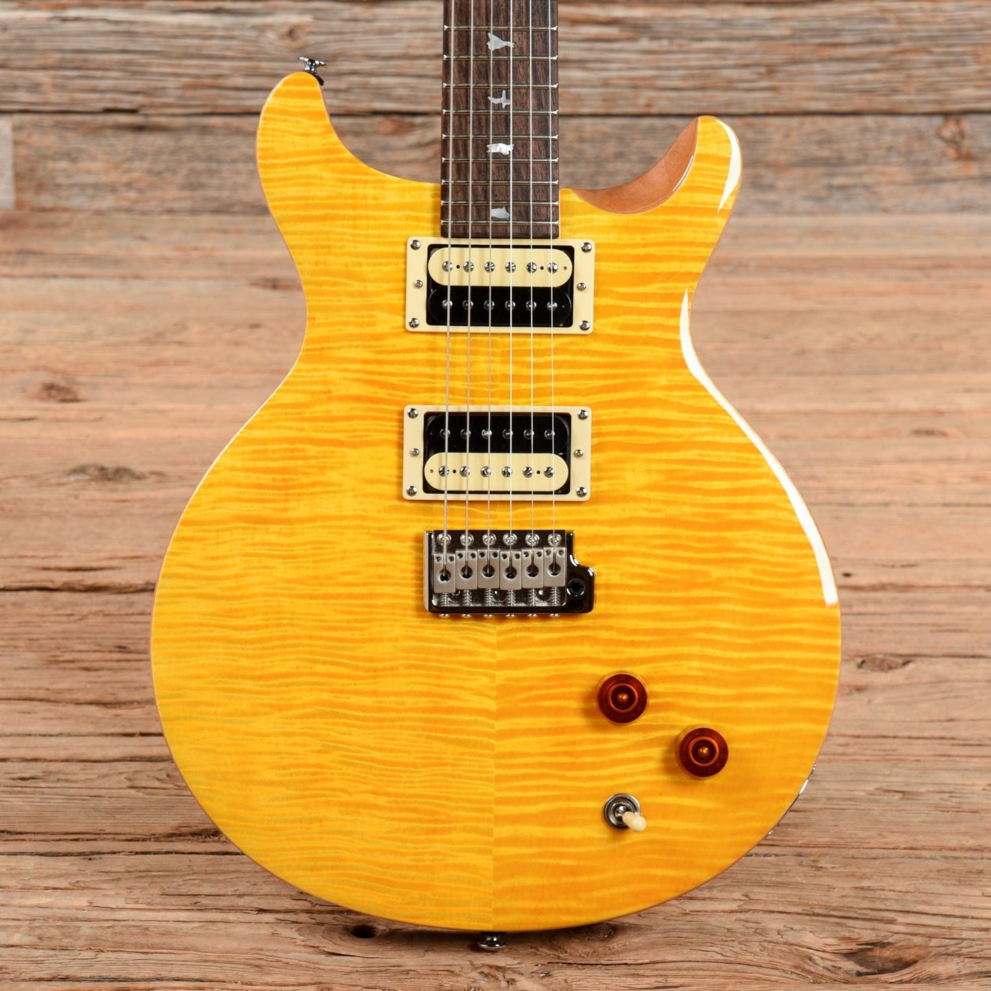 PRS SE Santana Santana Yellow Electric Guitars / Solid Body