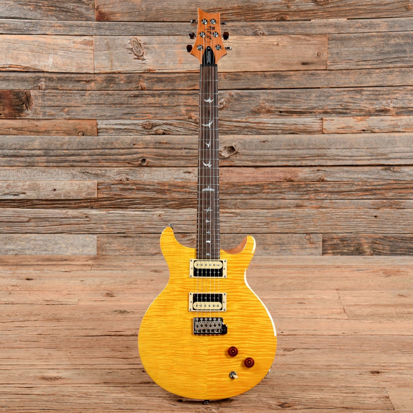 PRS SE Santana Santana Yellow Electric Guitars / Solid Body