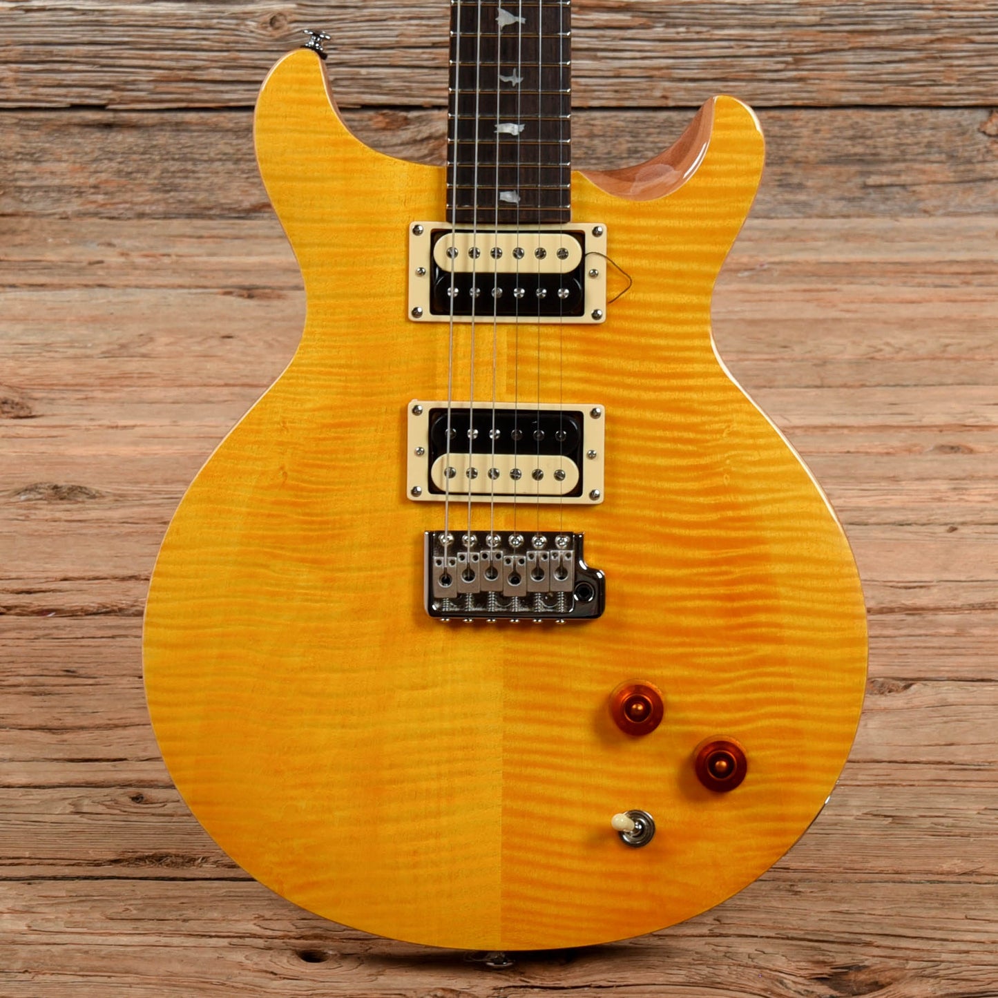 PRS SE Santana Santana Yellow Electric Guitars / Solid Body