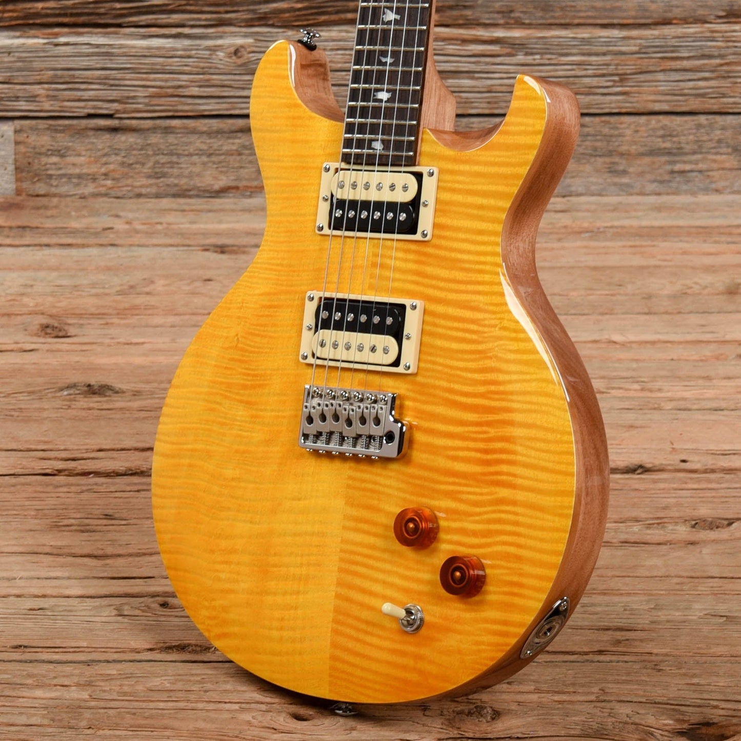 PRS SE Santana Santana Yellow Electric Guitars / Solid Body