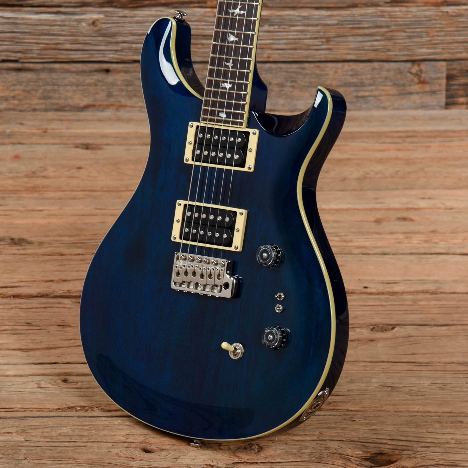 PRS SE Standard 24-08 Translucent Blue Electric Guitars / Solid Body