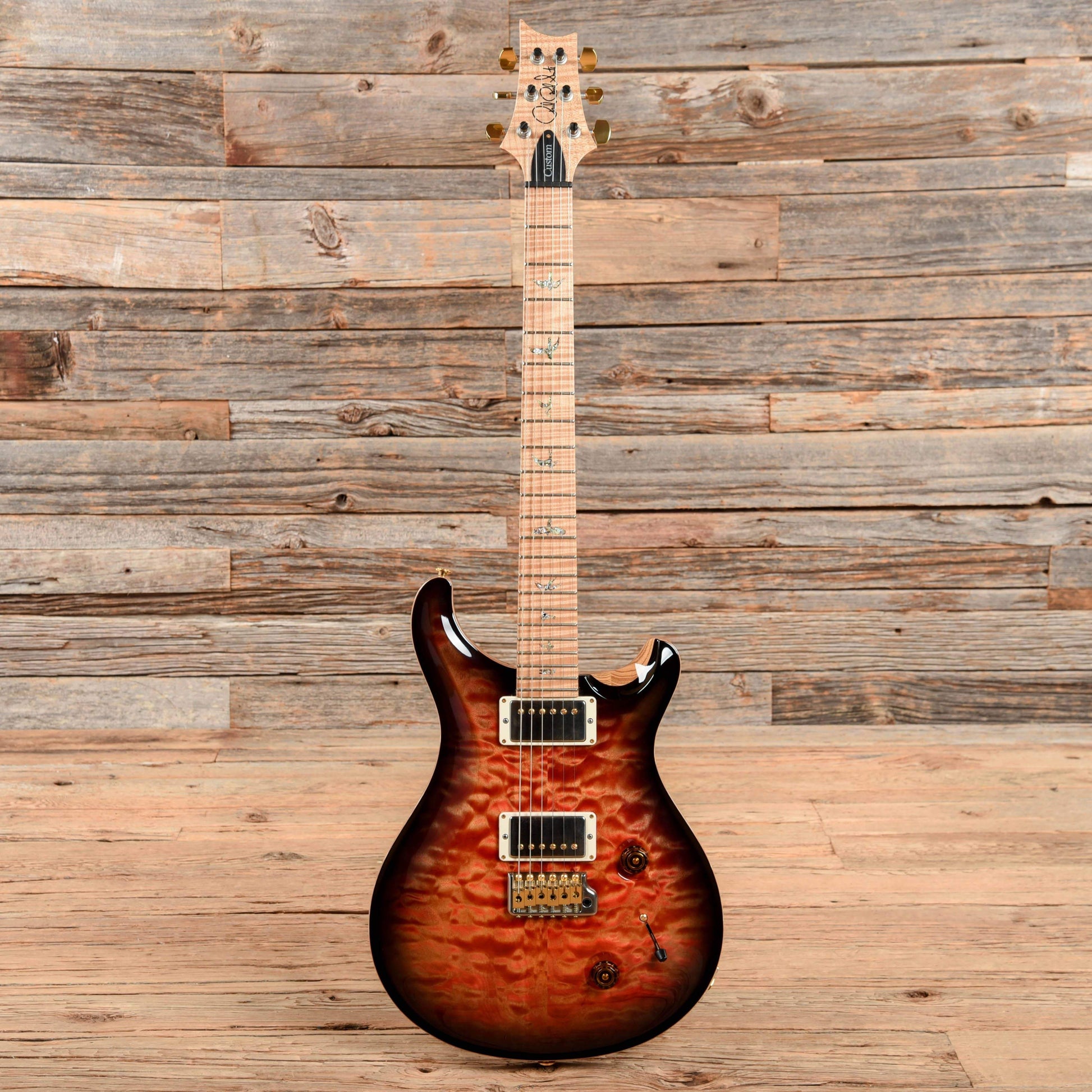 PRS Wood Library Custom 22 Smoked Salmon Burst 2017 Electric Guitars / Solid Body