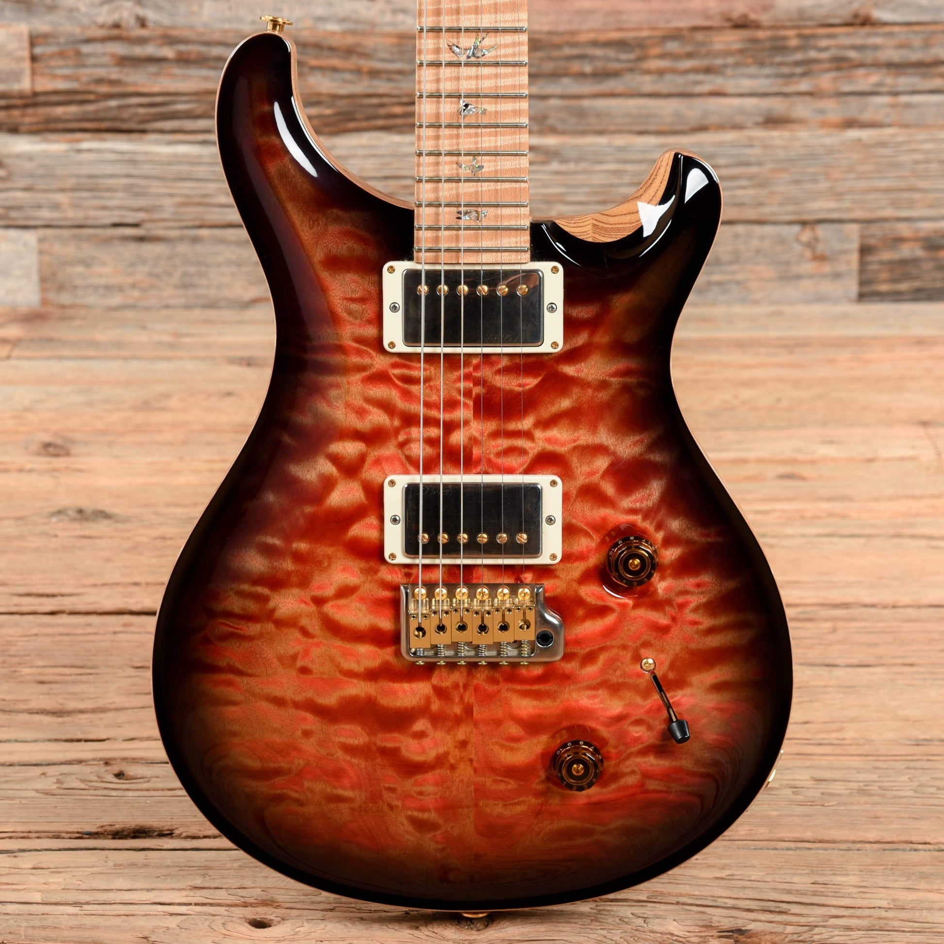 PRS Wood Library Custom 22 Smoked Salmon Burst 2017 Electric Guitars / Solid Body