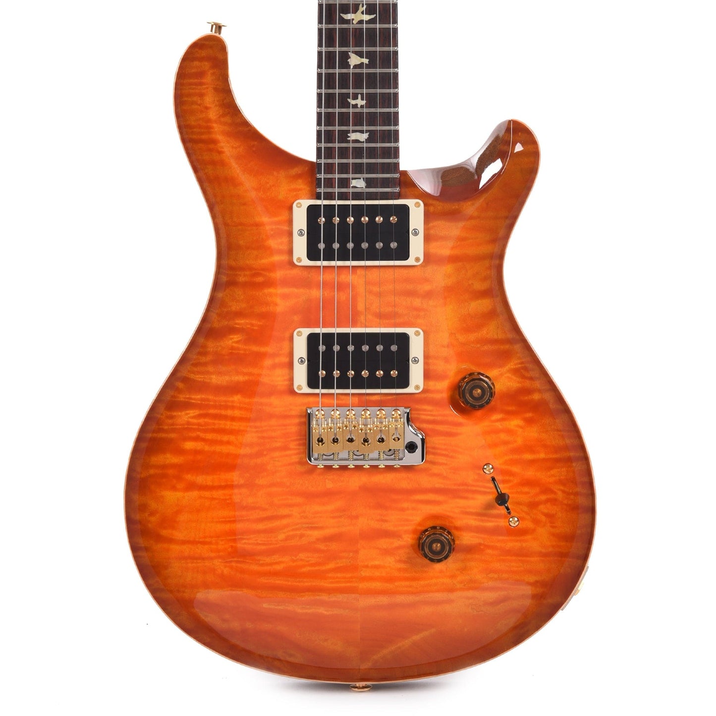 PRS Wood Library Custom 24 10-Top Flame Solana Burst w/Cocobolo Fingerboard & Korina Body Electric Guitars / Solid Body