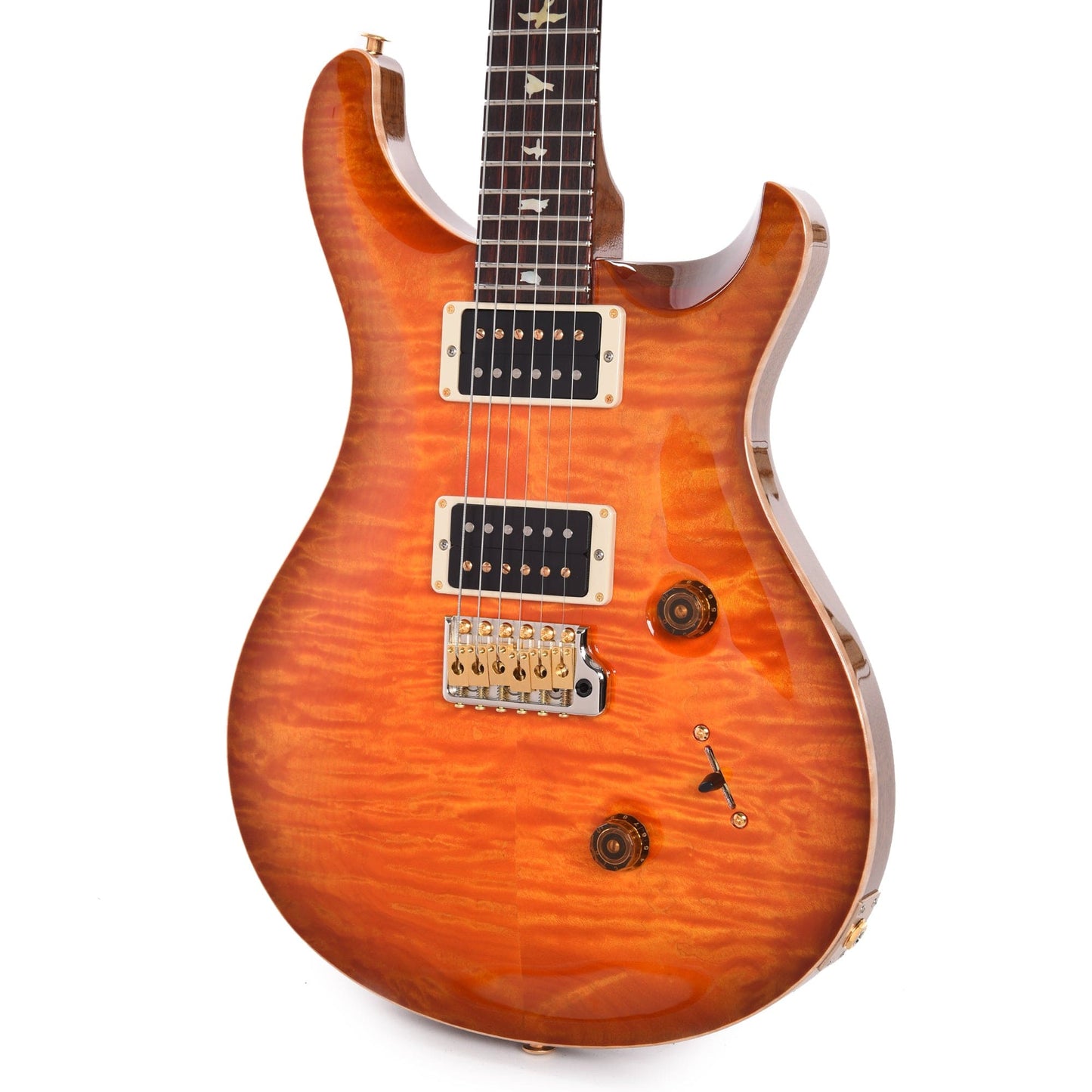 PRS Wood Library Custom 24 10-Top Flame Solana Burst w/Cocobolo Fingerboard & Korina Body Electric Guitars / Solid Body