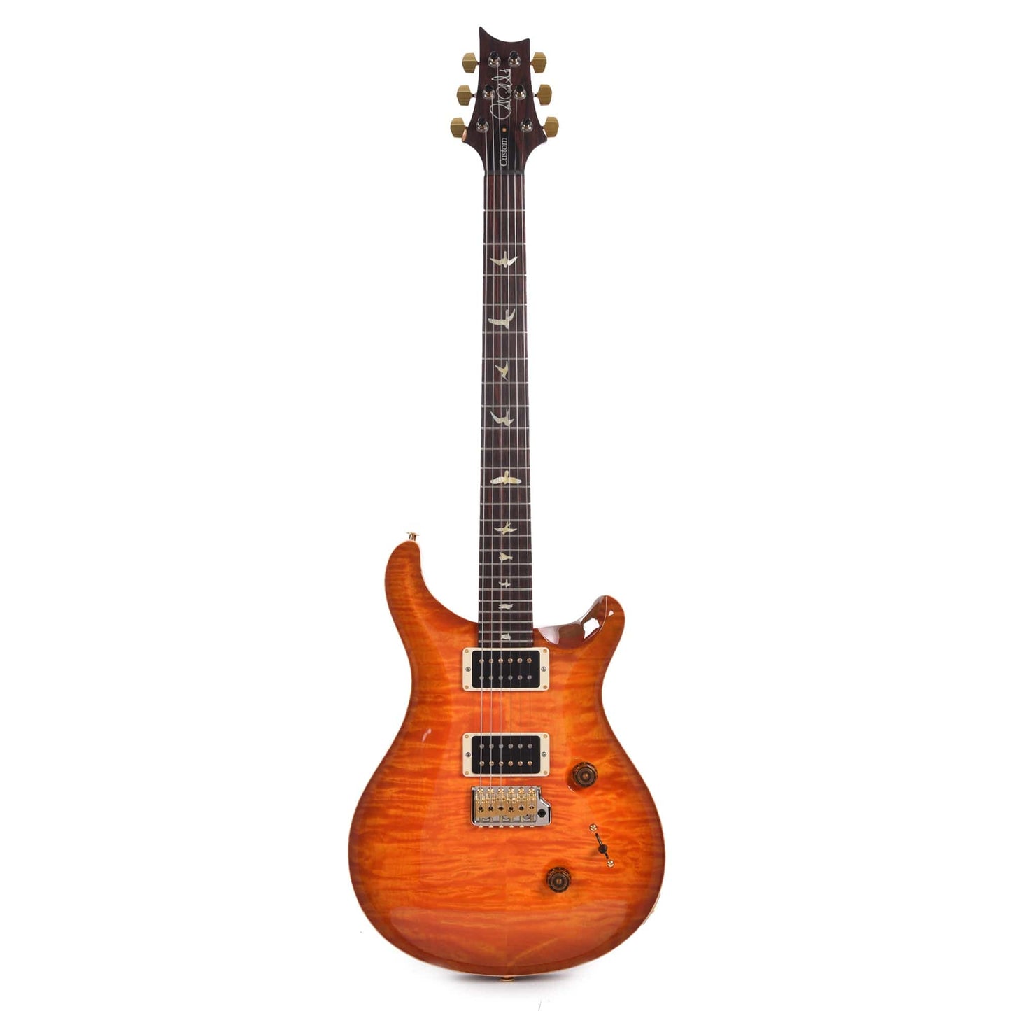 PRS Wood Library Custom 24 10-Top Flame Solana Burst w/Cocobolo Fingerboard & Korina Body Electric Guitars / Solid Body