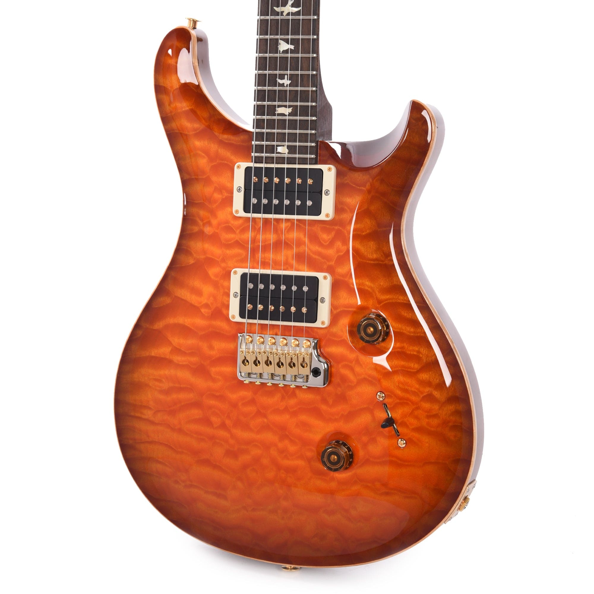 PRS Wood Library Custom 24 10-Top Quilt Solana Burst w/Ziricote Fingerboard & Rosewood Neck Electric Guitars / Solid Body