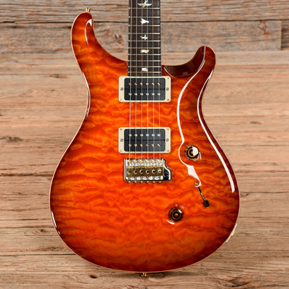 PRS Wood Library Custom 24 10-Top Quilt Solana Burst w/Ziricote Fingerboard & Rosewood Neck Electric Guitars / Solid Body