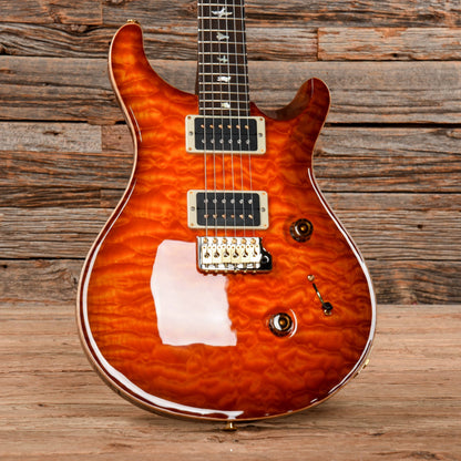 PRS Wood Library Custom 24 10-Top Quilt Solana Burst w/Ziricote Fingerboard & Rosewood Neck Electric Guitars / Solid Body