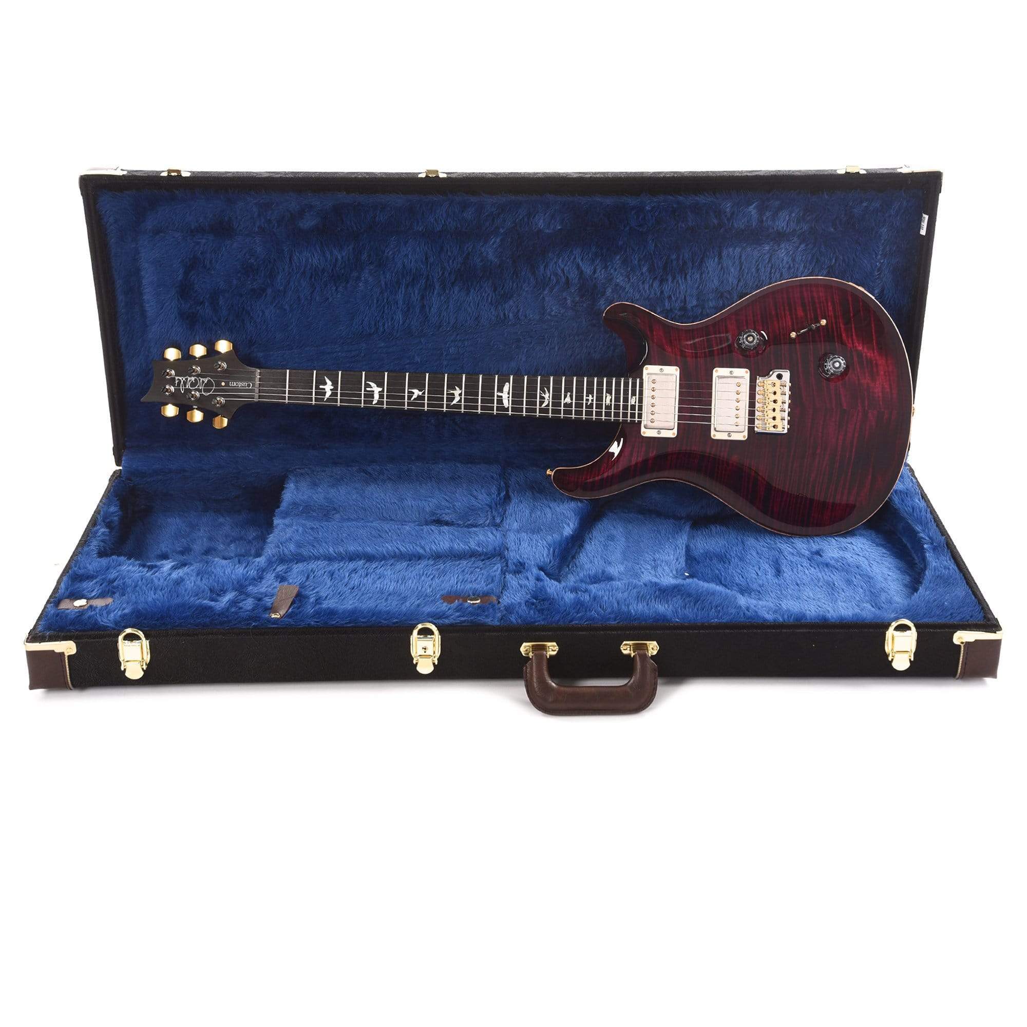 PRS Wood Library Custom 24 Artist Top Flame Angry Larry w/Figured Mahogany Neck, Ebony Fingerboard, & Pattern Thin Neck Electric Guitars / Solid Body