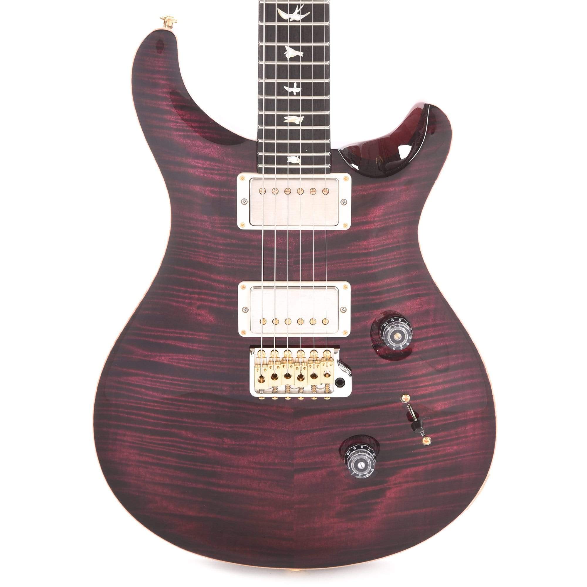 PRS Wood Library Custom 24 Artist Top Flame Angry Larry w/Figured Mahogany Neck, Ebony Fingerboard, & Pattern Thin Neck Electric Guitars / Solid Body