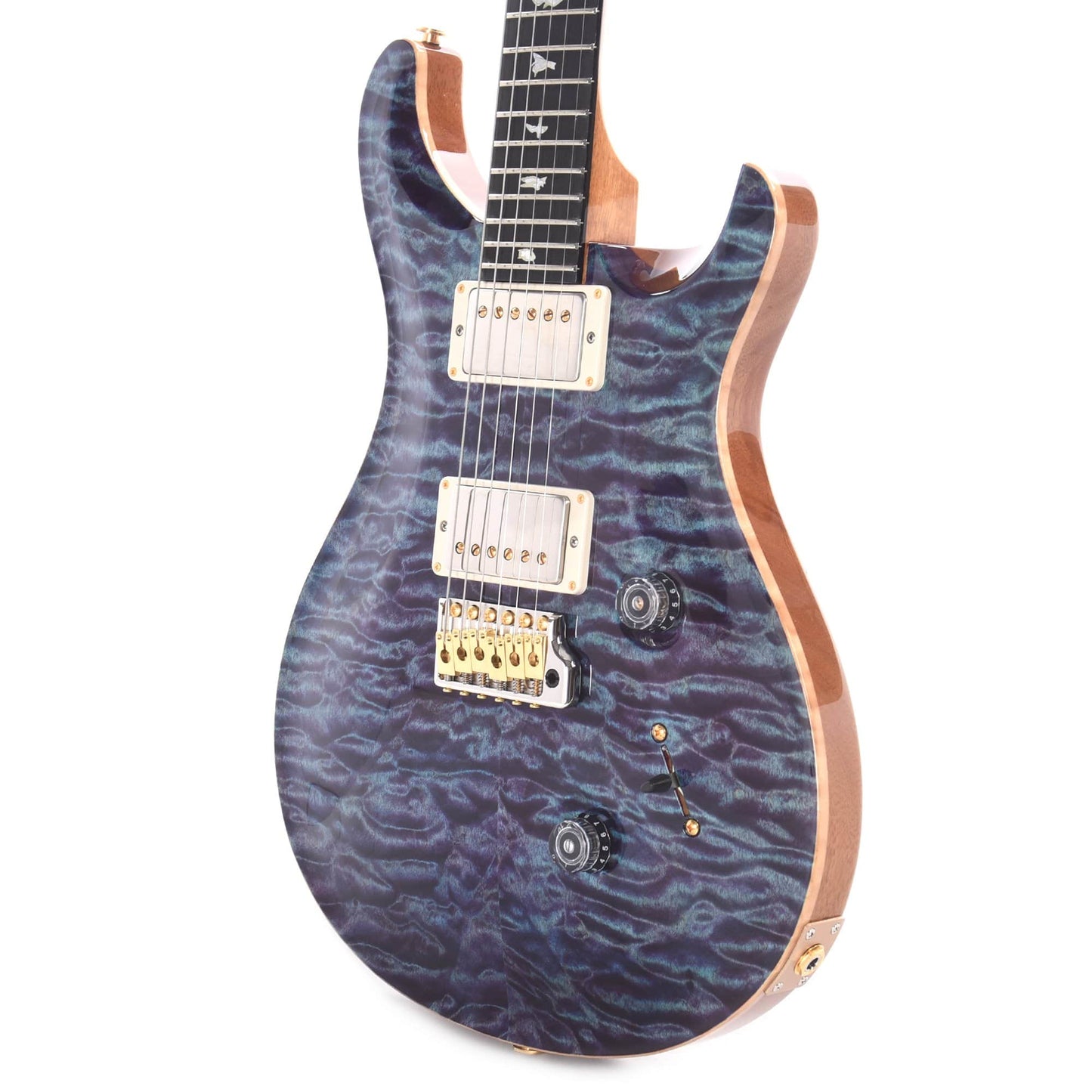 PRS Wood Library Custom 24 Artist Top Quilt Violet w/Figured Mahogany Neck & Ebony Fingerboard Electric Guitars / Solid Body