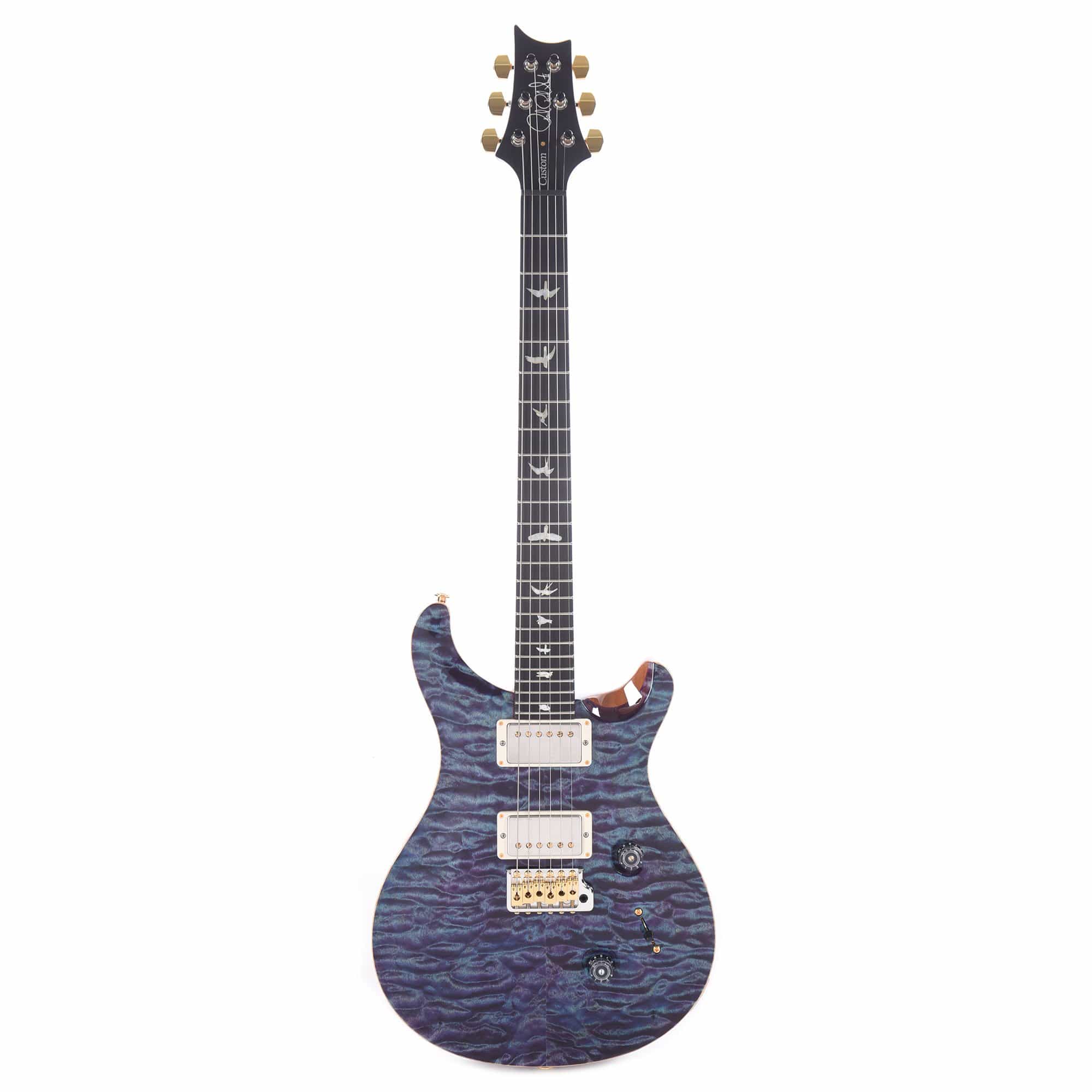 PRS Wood Library Custom 24 Artist Top Quilt Violet w/Figured Mahogany Neck & Ebony Fingerboard Electric Guitars / Solid Body