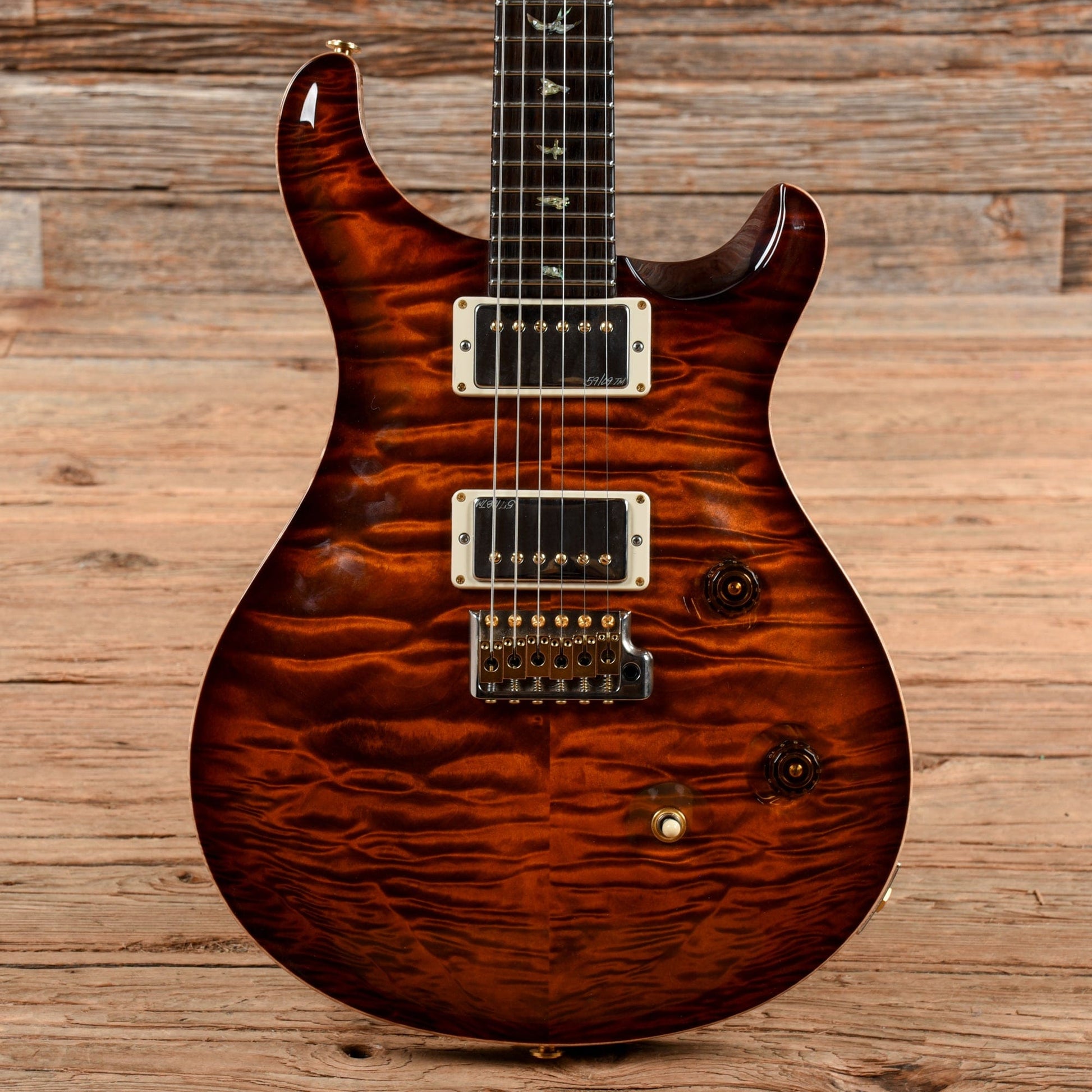 PRS Wood Library Custom 24 w/Brazilian Rosewood Fretboard Sunburst 2013 Electric Guitars / Solid Body