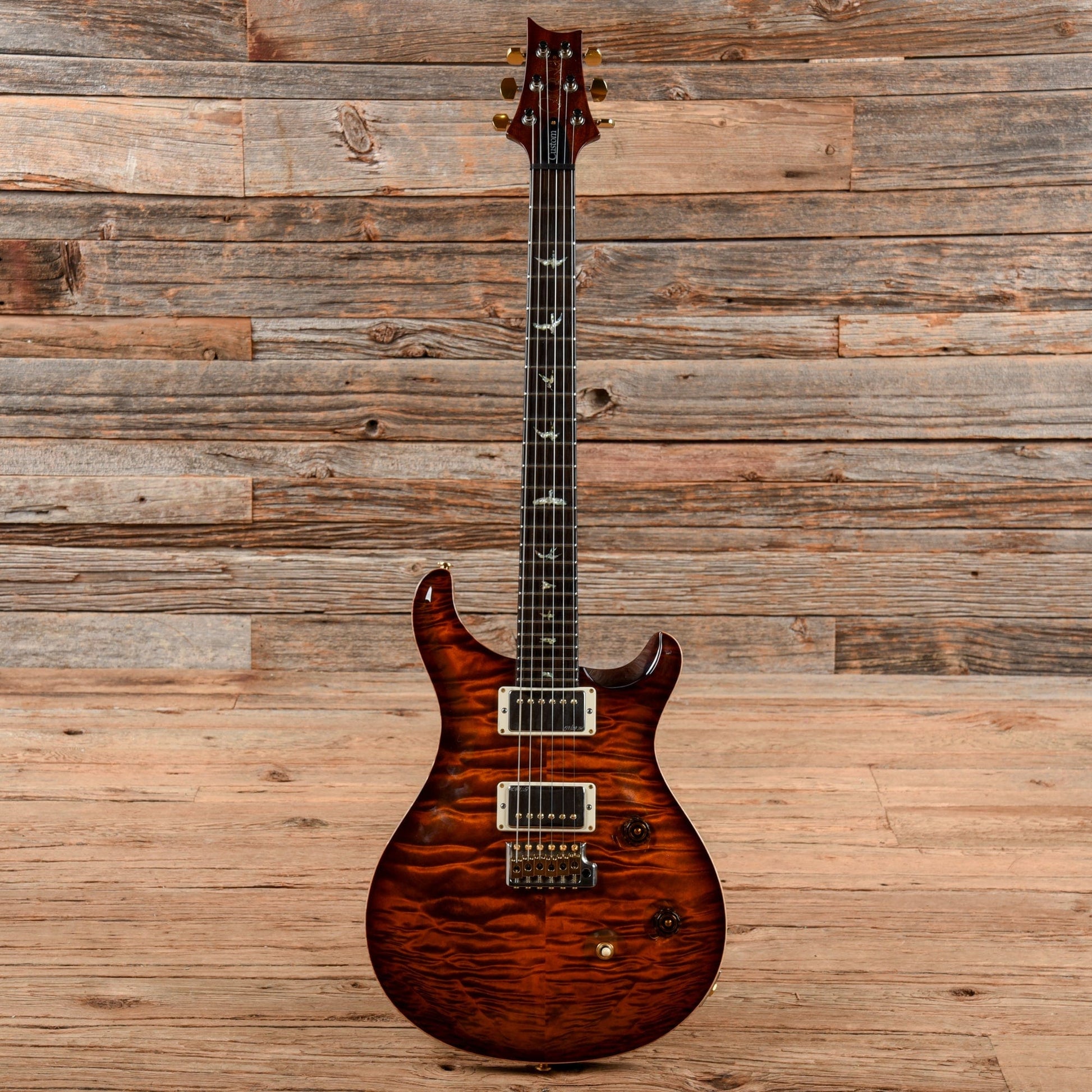 PRS Wood Library Custom 24 w/Brazilian Rosewood Fretboard Sunburst 2013 Electric Guitars / Solid Body