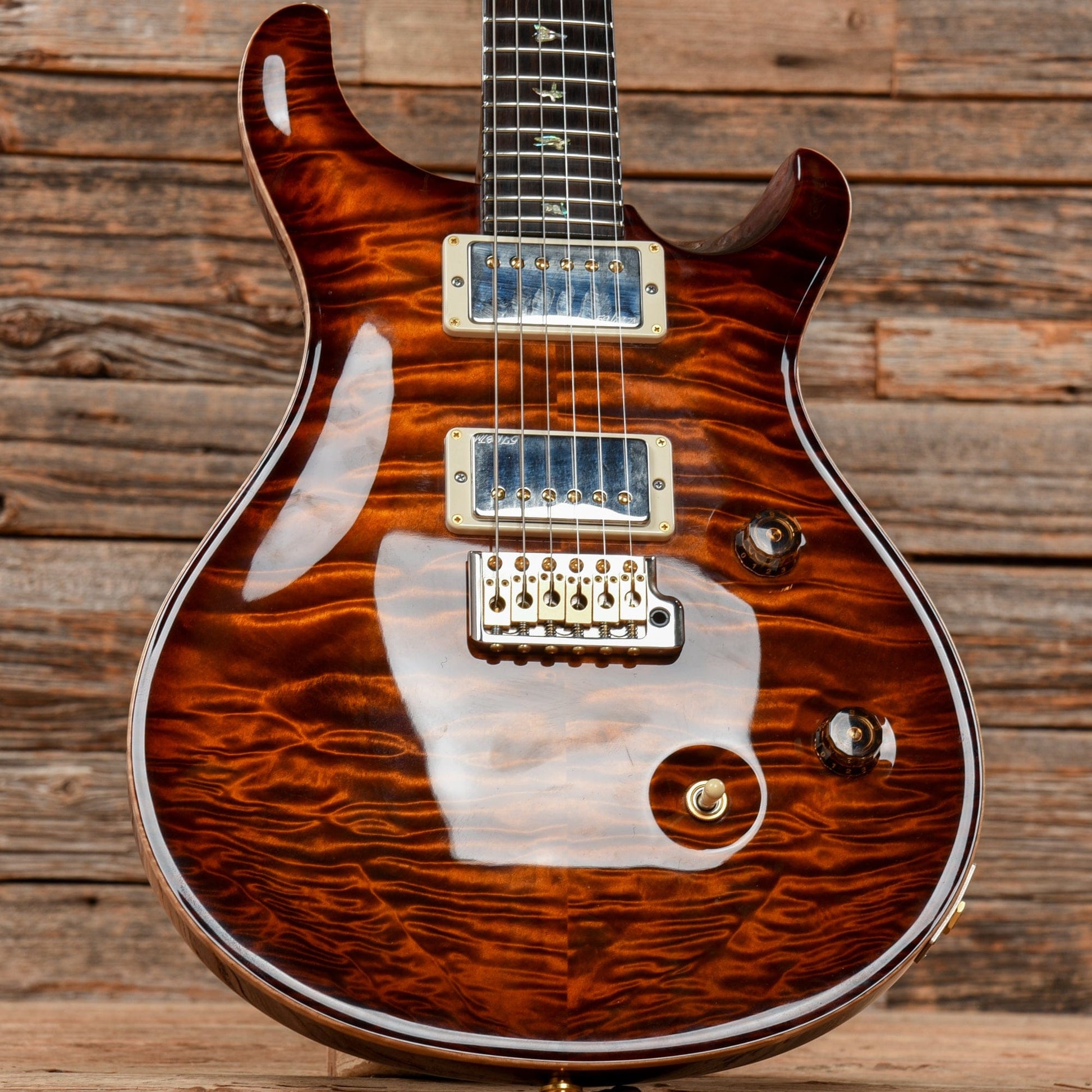 PRS Wood Library Custom 24 w/Brazilian Rosewood Fretboard Sunburst 2013 Electric Guitars / Solid Body