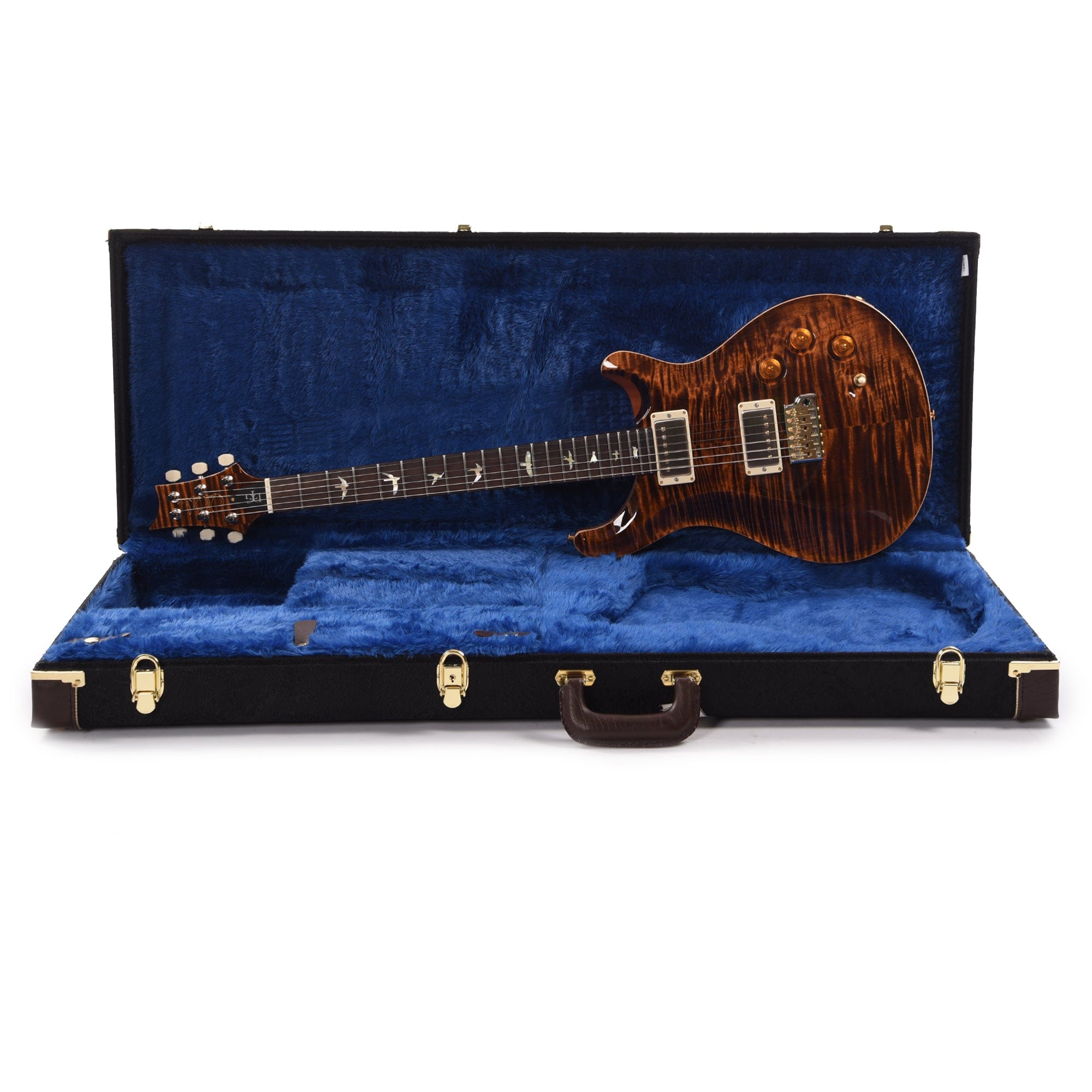 PRS Wood Library DGT 10-Top Flame Copperhead w/Brazilian Rosewood Fingerboard & Stained Figured Maple Neck Electric Guitars / Solid Body