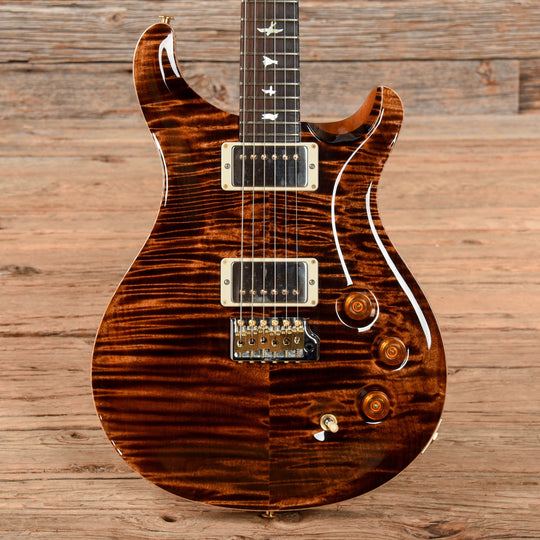 PRS Wood Library DGT 10-Top Flame Copperhead w/Brazilian Rosewood Fingerboard & Stained Figured Maple Neck Electric Guitars / Solid Body