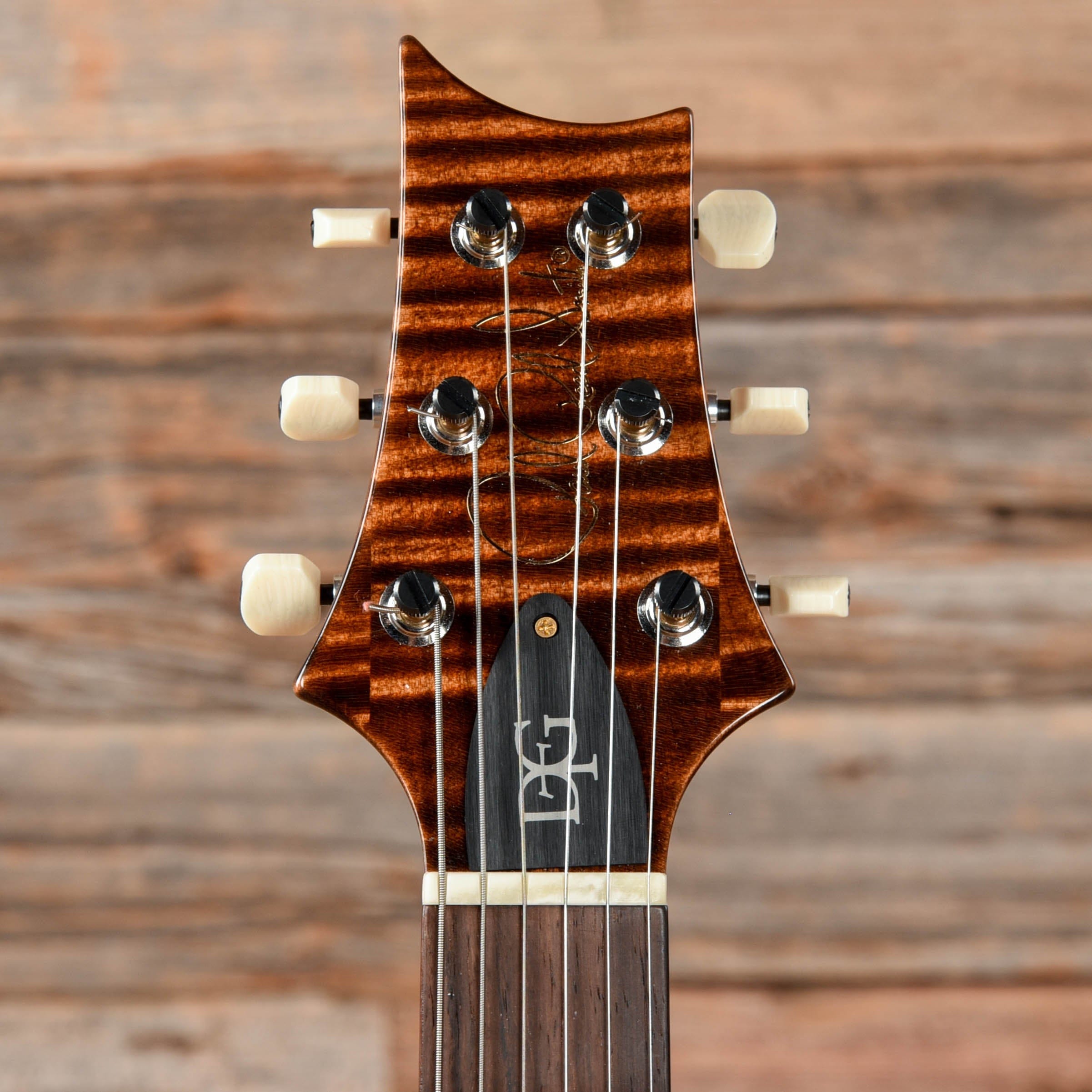 PRS Wood Library DGT 10-Top Flame Copperhead w/Brazilian Rosewood Fingerboard & Stained Figured Maple Neck Electric Guitars / Solid Body