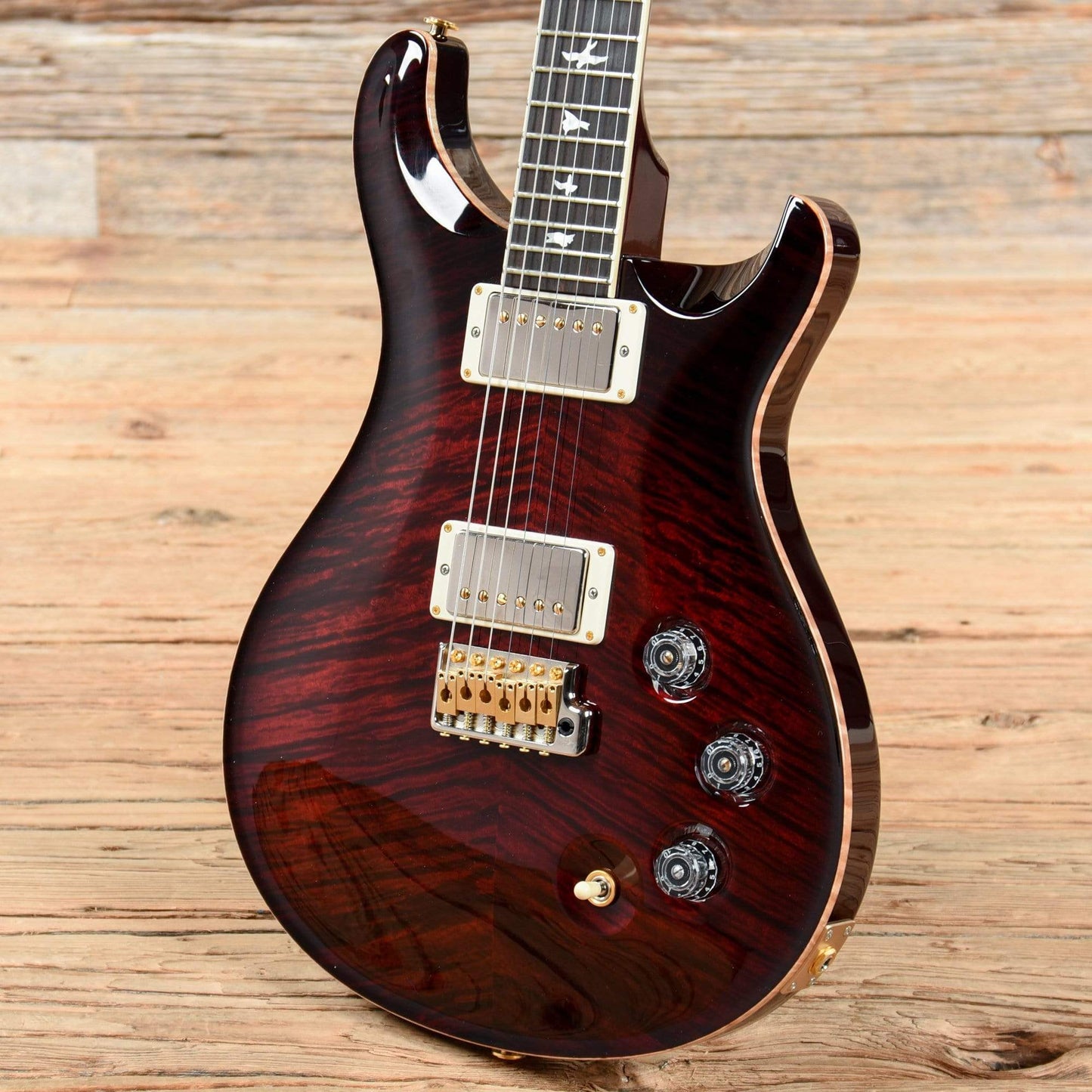 PRS Wood Library DGT w/Brazilian Rosewood Fretboard Fire Red Burst 2018 Electric Guitars / Solid Body