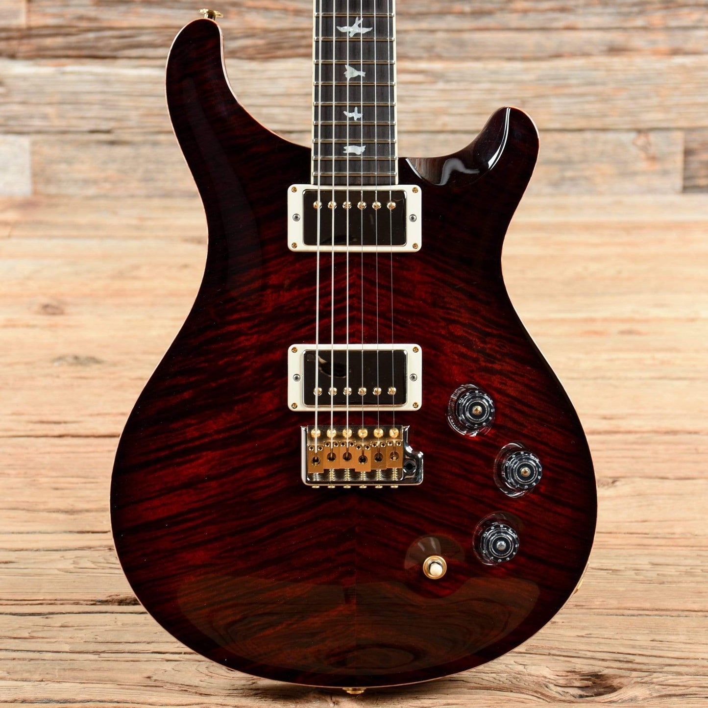 PRS Wood Library DGT w/Brazilian Rosewood Fretboard Fire Red Burst 2018 Electric Guitars / Solid Body