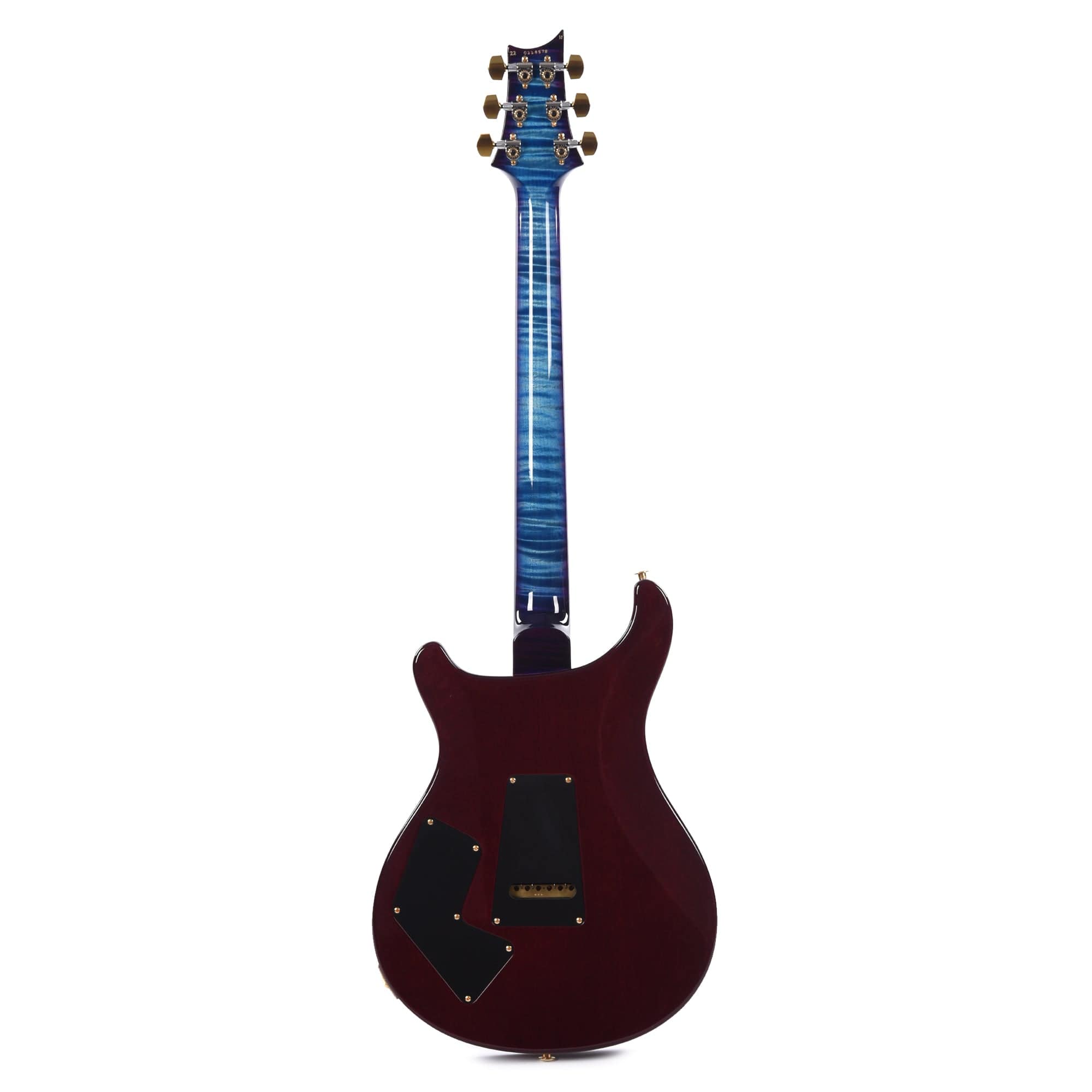 PRS Wood Library Modern Eagle V 10-Top Flame Aquableux Purple Burst w/Cocobolo Fingerboard & Stained Figured Maple Neck Electric Guitars / Solid Body