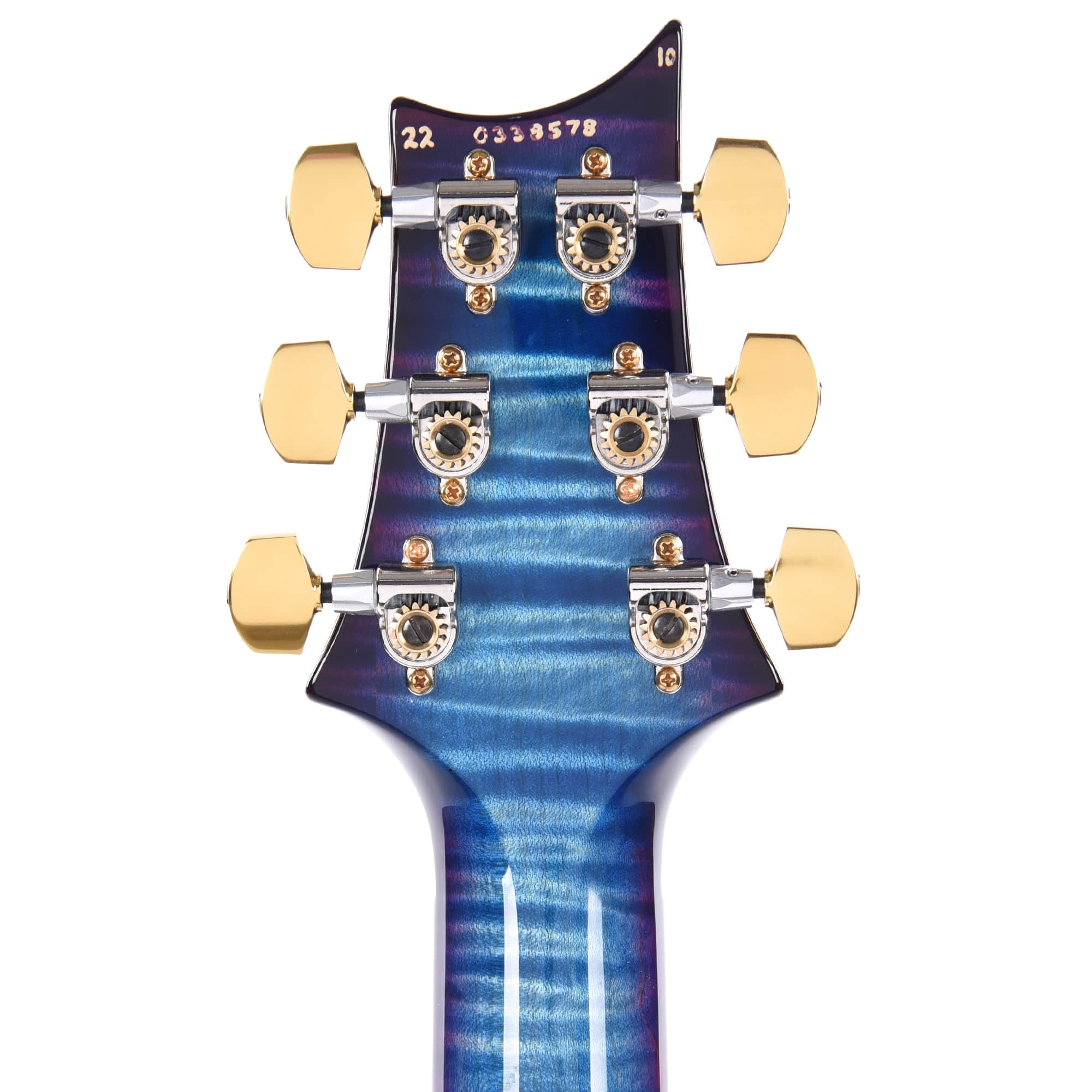 PRS Wood Library Modern Eagle V 10-Top Flame Aquableux Purple Burst w/Cocobolo Fingerboard & Stained Figured Maple Neck Electric Guitars / Solid Body