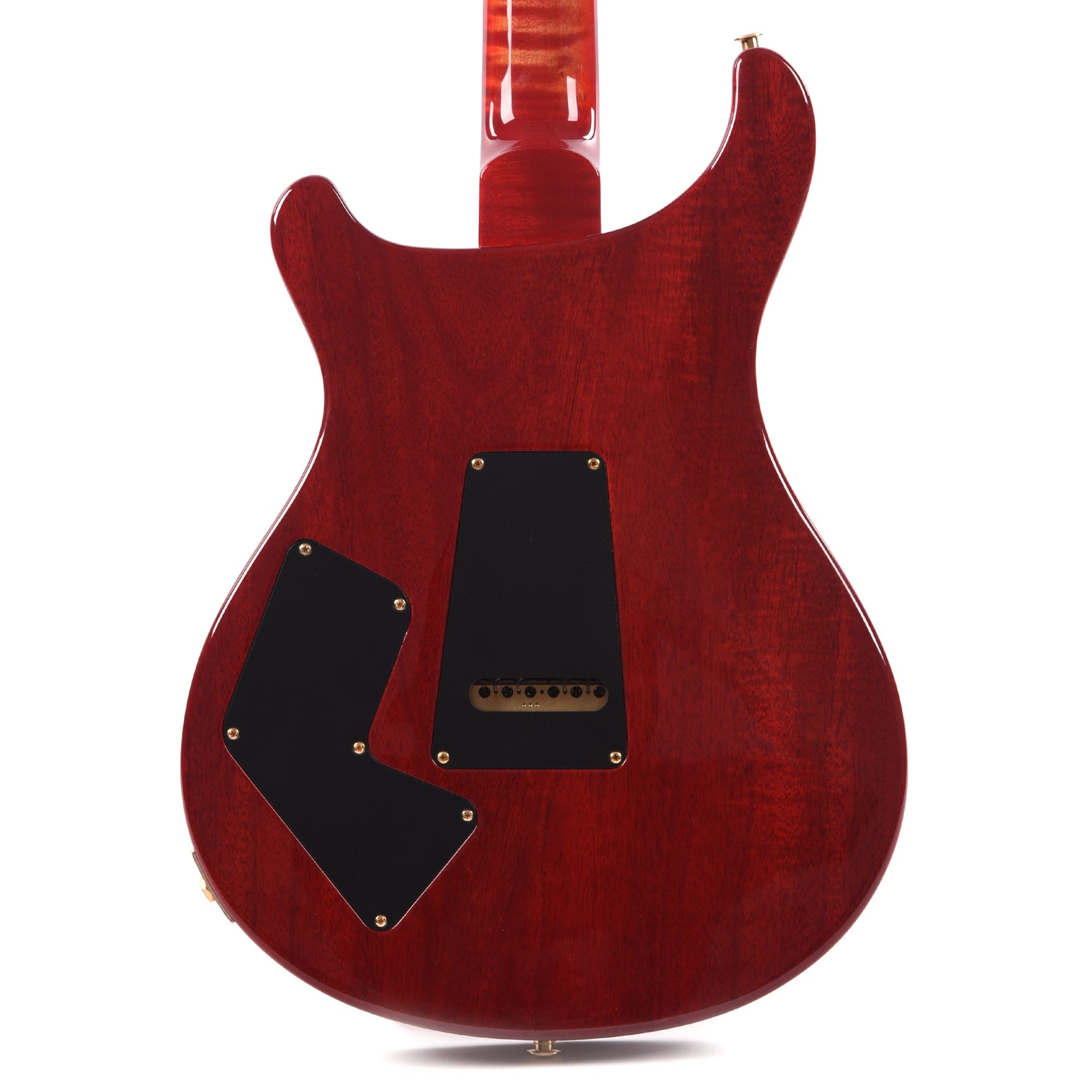 PRS Wood Library Modern Eagle V 10-Top Quilt Blood Orange w/Ebony Fingerboard & Stained Figured Maple Neck Electric Guitars / Solid Body