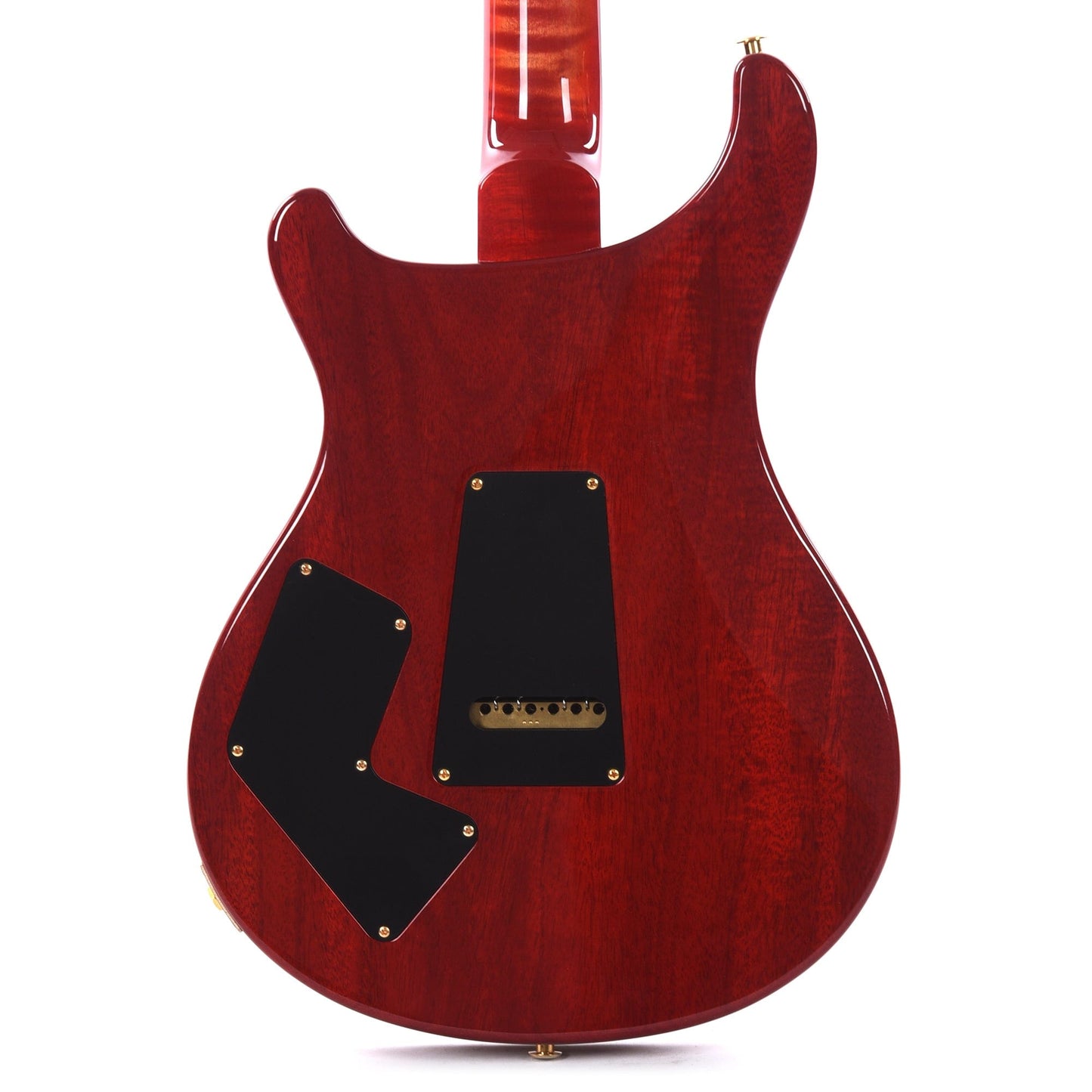 PRS Wood Library Modern Eagle V 10-Top Quilt Blood Orange w/Ebony Fingerboard & Stained Figured Maple Neck Electric Guitars / Solid Body