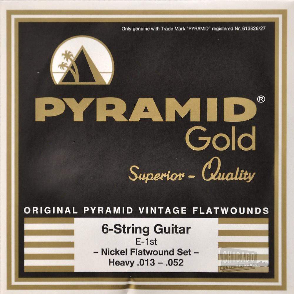 Pyramid Gold Flatwound Heavy Electric Guitar Strings 13-52 Accessories / Strings / Guitar Strings