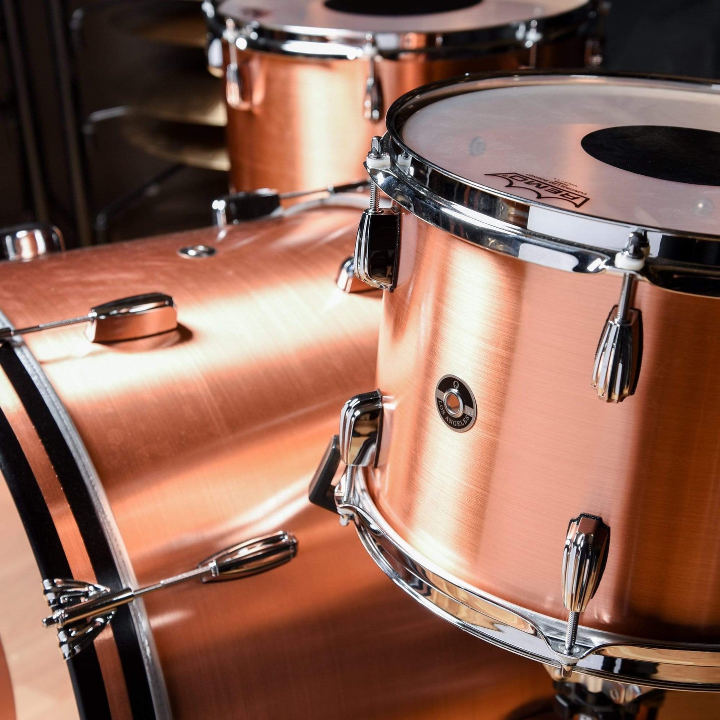 Q Drum Co. 13/16/24 3pc. Copper Drum Kit Drums and Percussion / Acoustic Drums / Full Acoustic Kits