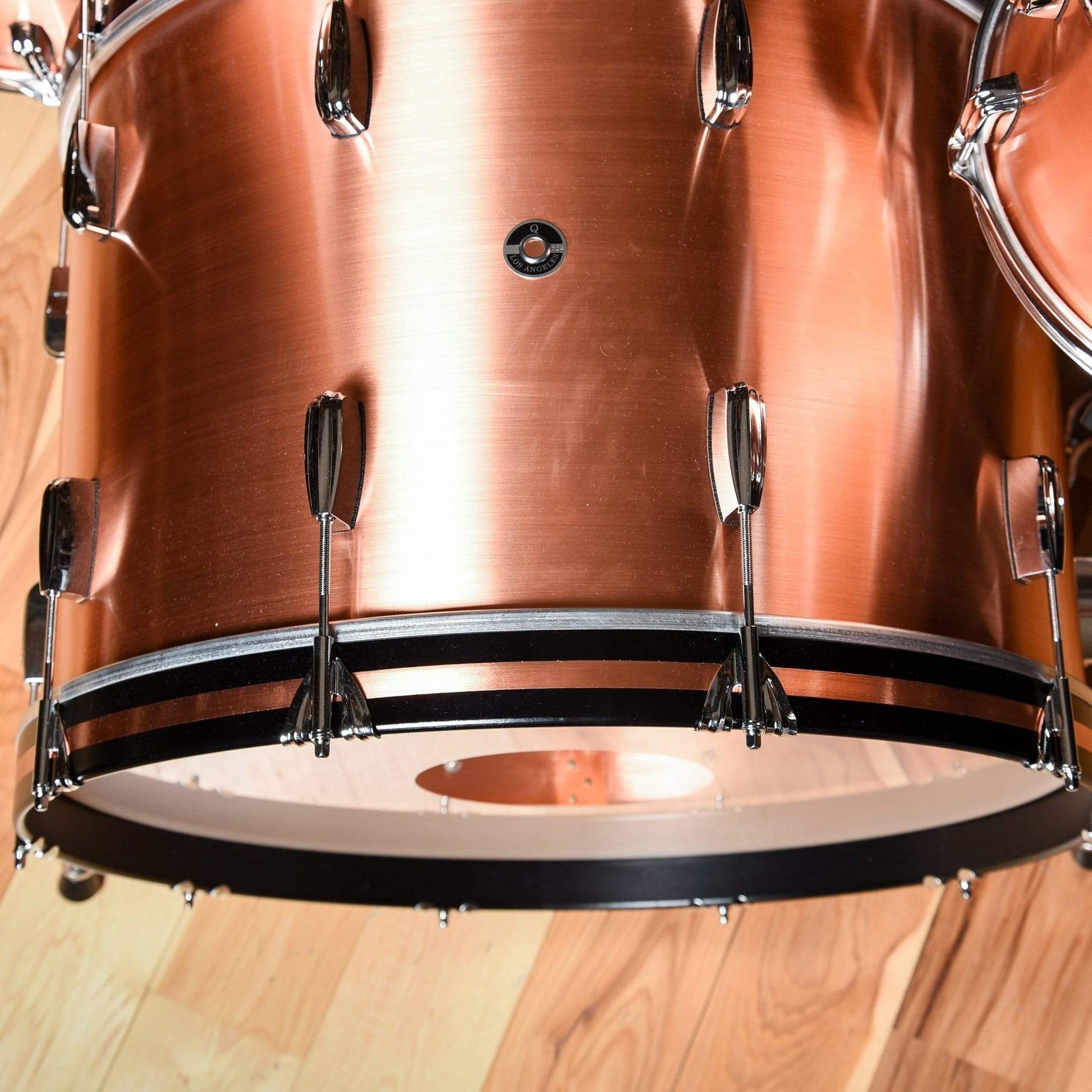 Q Drum Co. 13/16/24 3pc. Copper Drum Kit Drums and Percussion / Acoustic Drums / Full Acoustic Kits