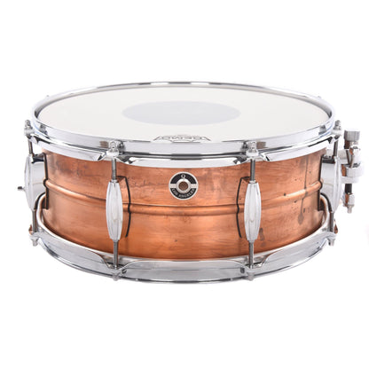 Q Drum Co. 5.5x14 Gentlemen's Raw Copper Snare Drum Drums and Percussion / Acoustic Drums / Snare