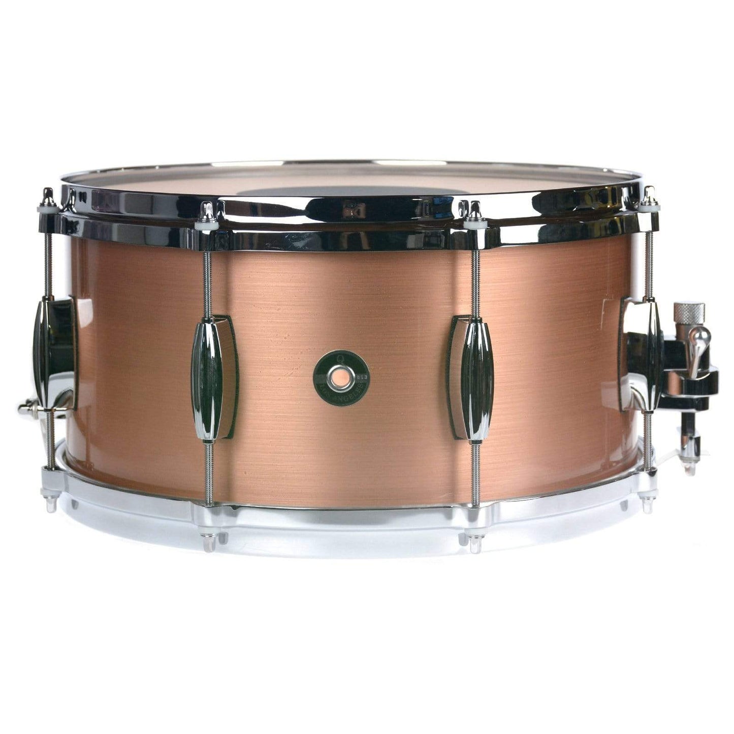 Q Drum Co. 7x14 Brushed Copper Snare Drum w/Die Cast Hoops Drums and Percussion / Acoustic Drums / Snare