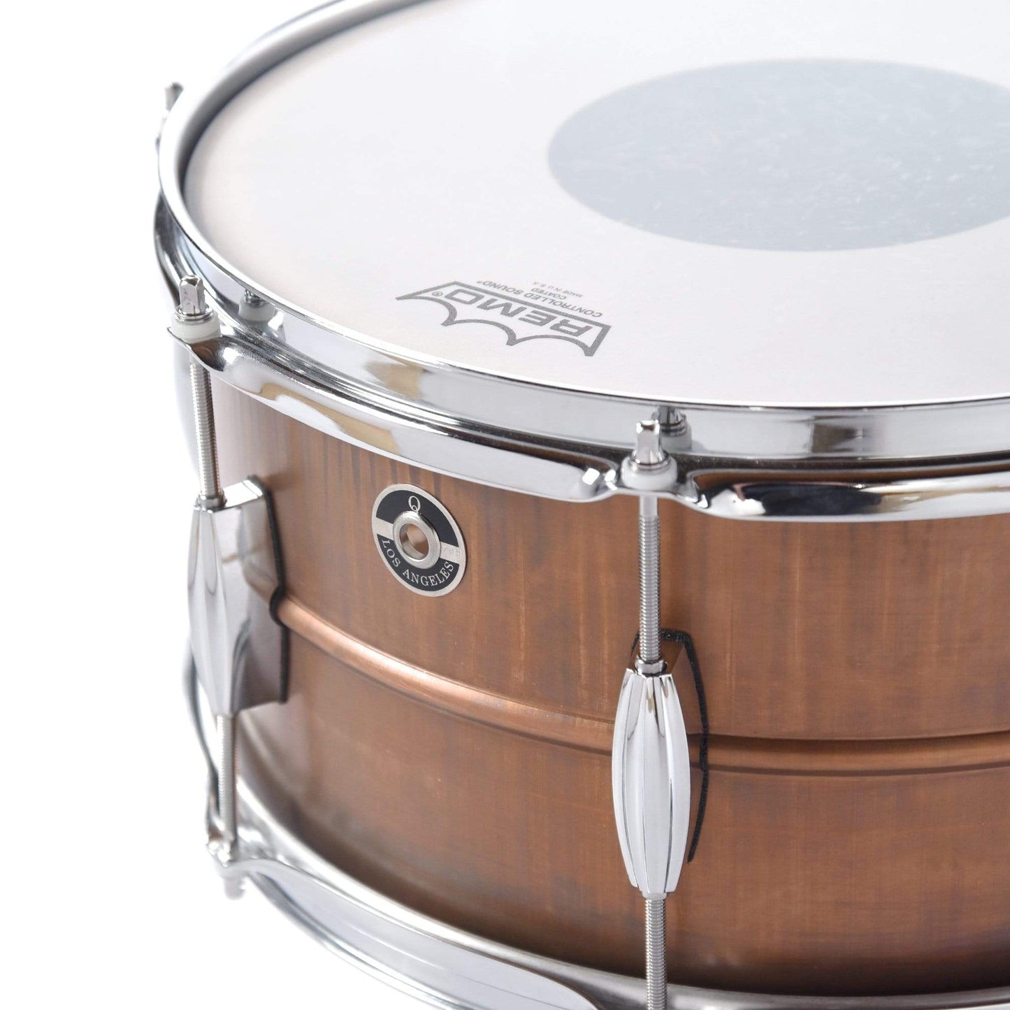 Q Drum Co. 7x14 Gentlemen's Raw Copper Snare Drum Drums and Percussion / Acoustic Drums / Snare