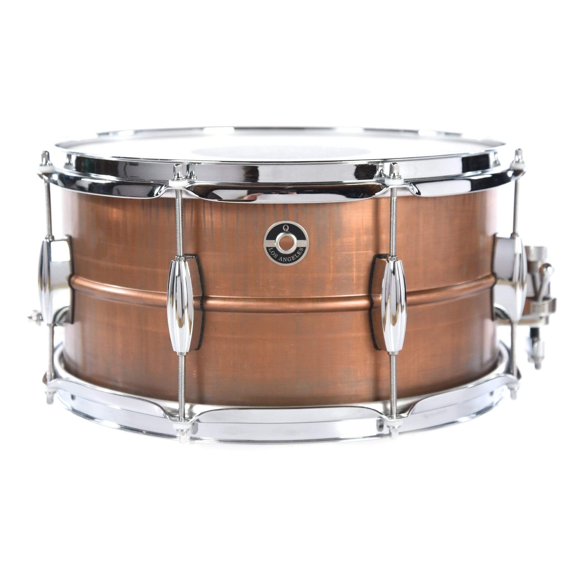 Q Drum Co. 7x14 Gentlemen's Raw Copper Snare Drum Drums and Percussion / Acoustic Drums / Snare