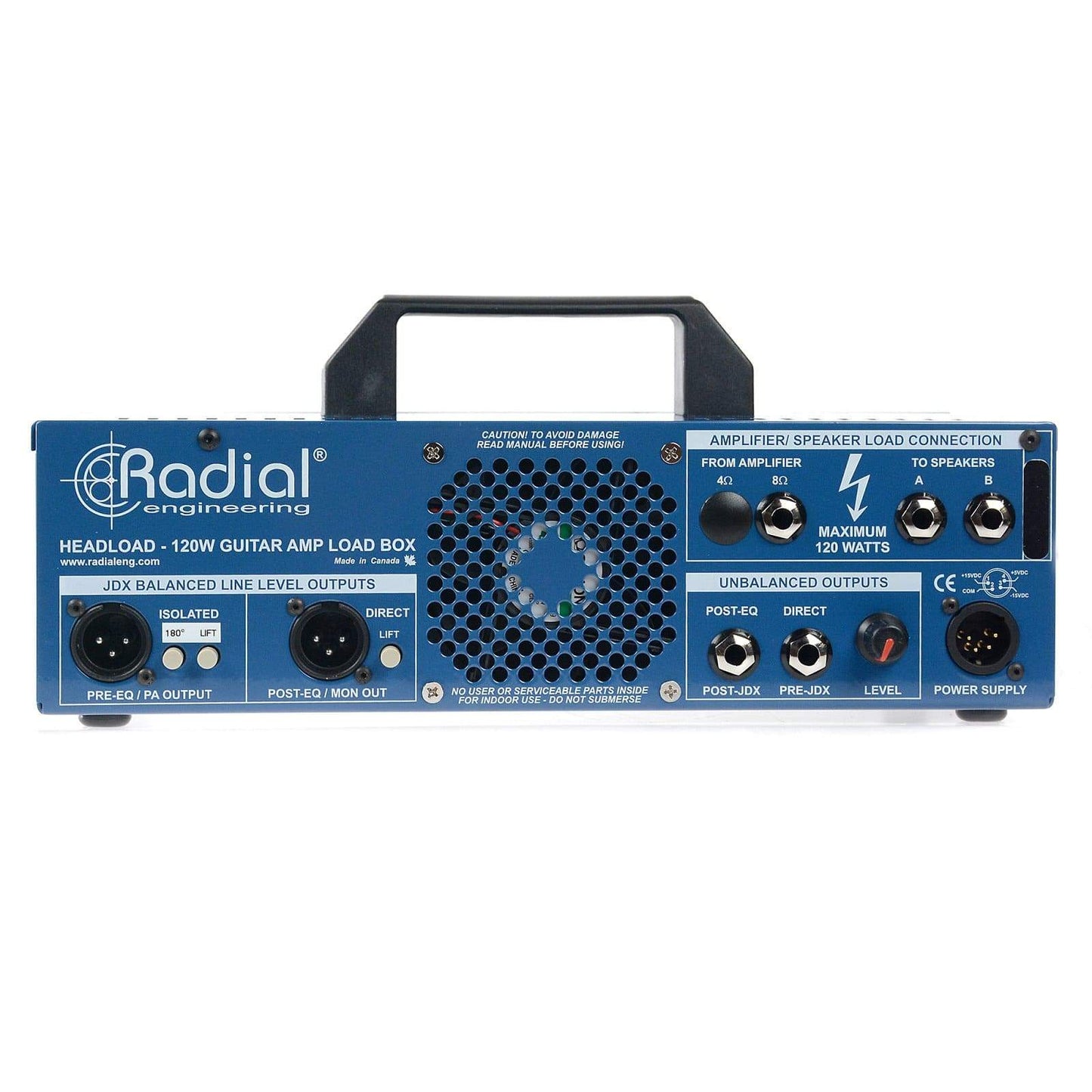 Radial Headload Guitar Amp Load Box 8 Ohm Amps / Attenuators