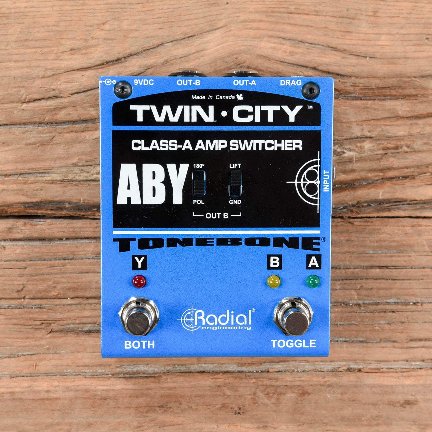 Radial Twin City ABY Effects and Pedals / Controllers, Volume and Expression