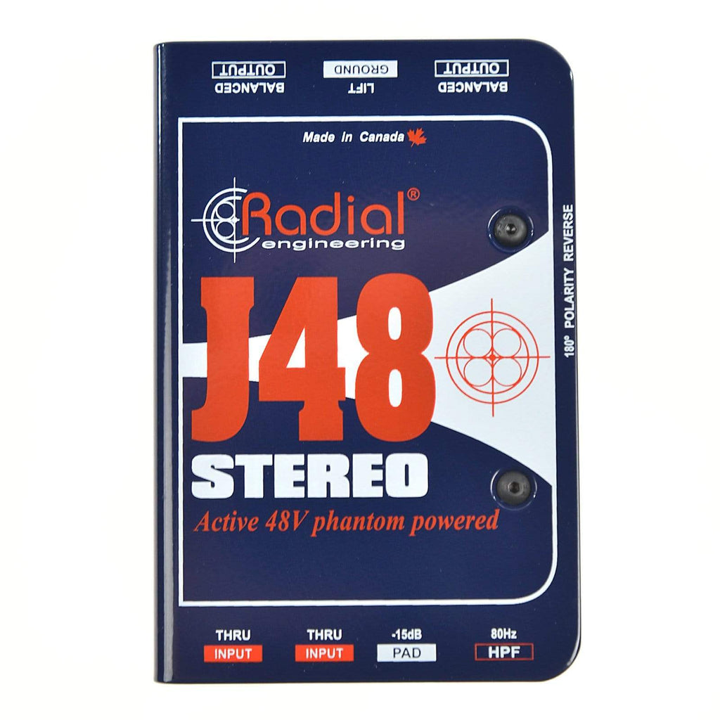 Radial J48 Stereo Active Direct Box – Chicago Music Exchange