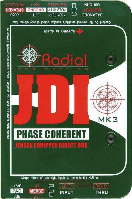 Radial JDI MK3 Passive Direct Box – Chicago Music Exchange