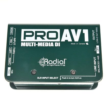 Radial Pro AV1 Passive DI Pro Audio / DI Boxes