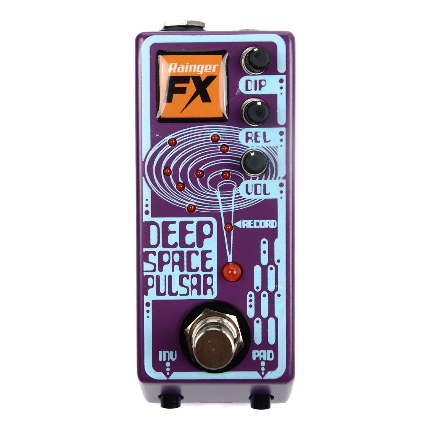 Rainger Fx DeepSpace Pulsar Sidecar w/Igor Footswitch and Kick Drum Microphone Effects and Pedals / Controllers, Volume and Expression